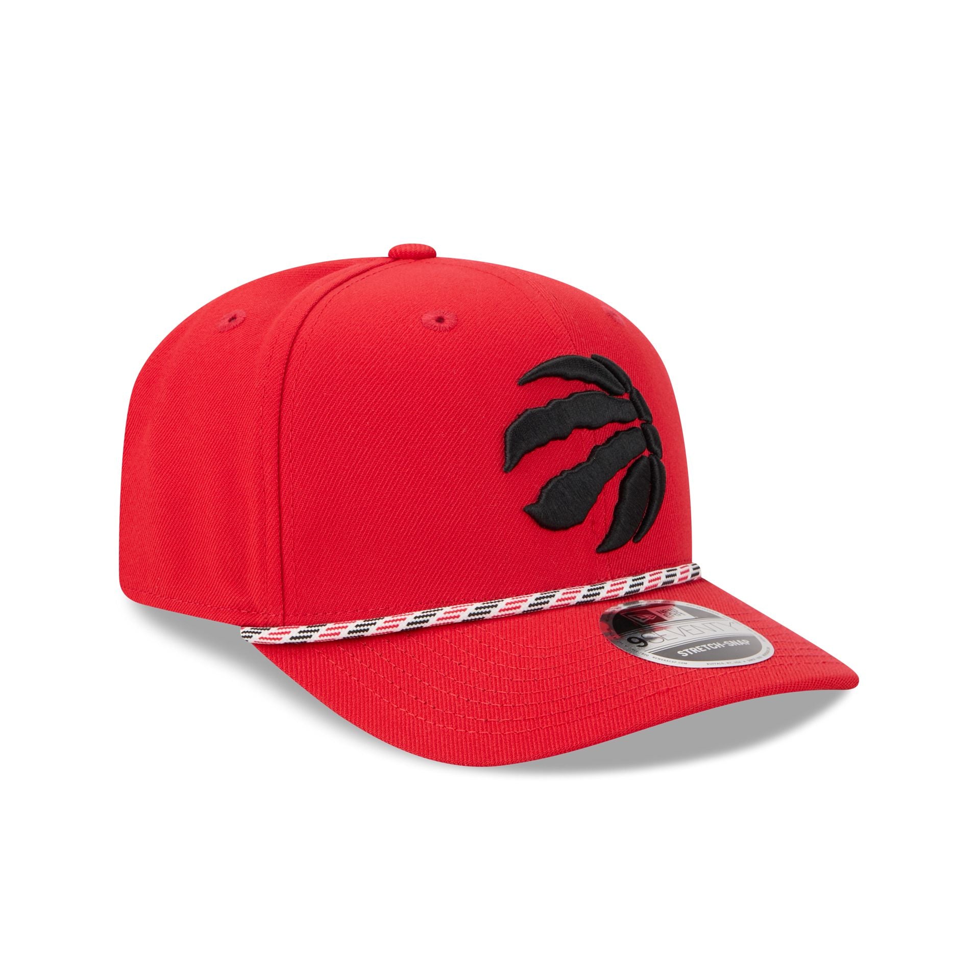 Toronto Raptors Multicolor Rope 9SEVENTY Stretch-Snap Hat - Image 3
