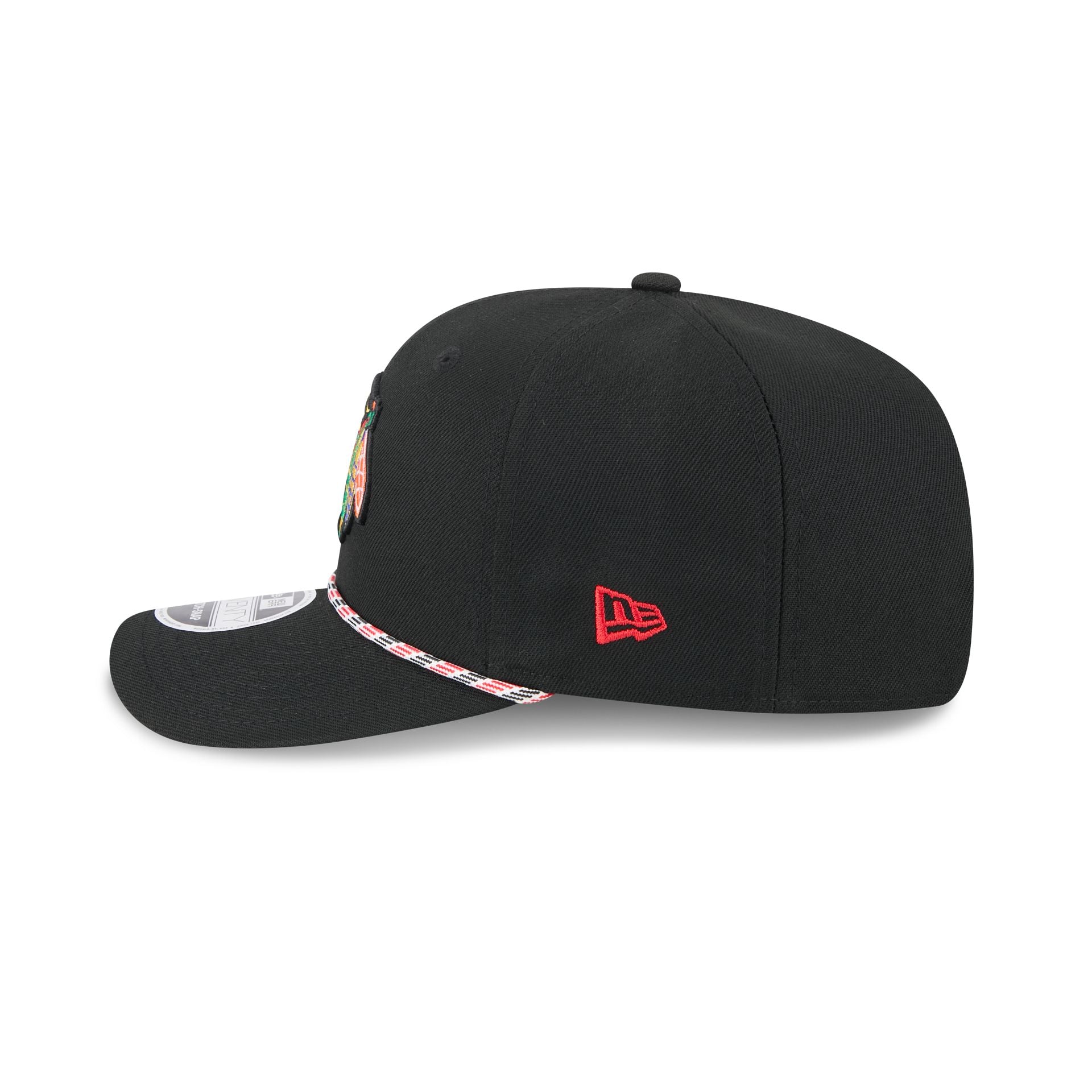 Chicago Blackhawks Multi Rope 9SEVENTY Stretch-Snap Hat - Image 4