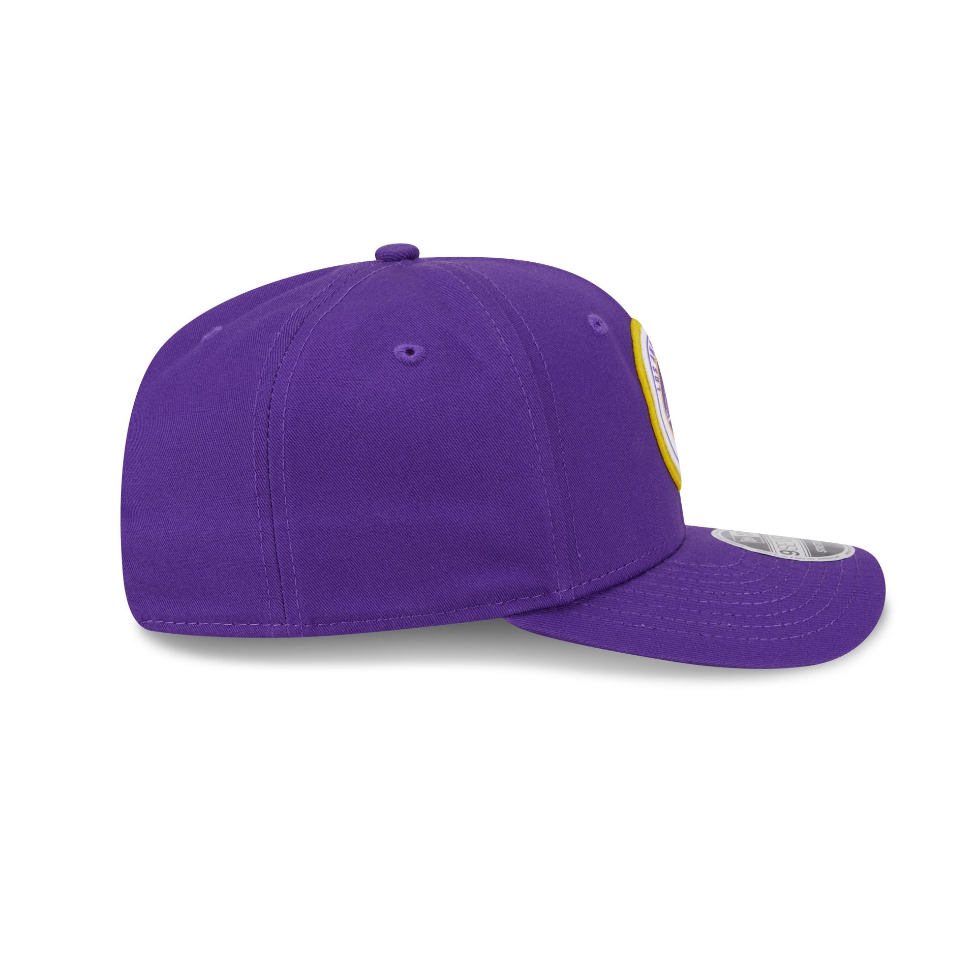 Los Angeles Lakers Circle Patch 9SEVENTY Stretch-Snap Hat - Image 5