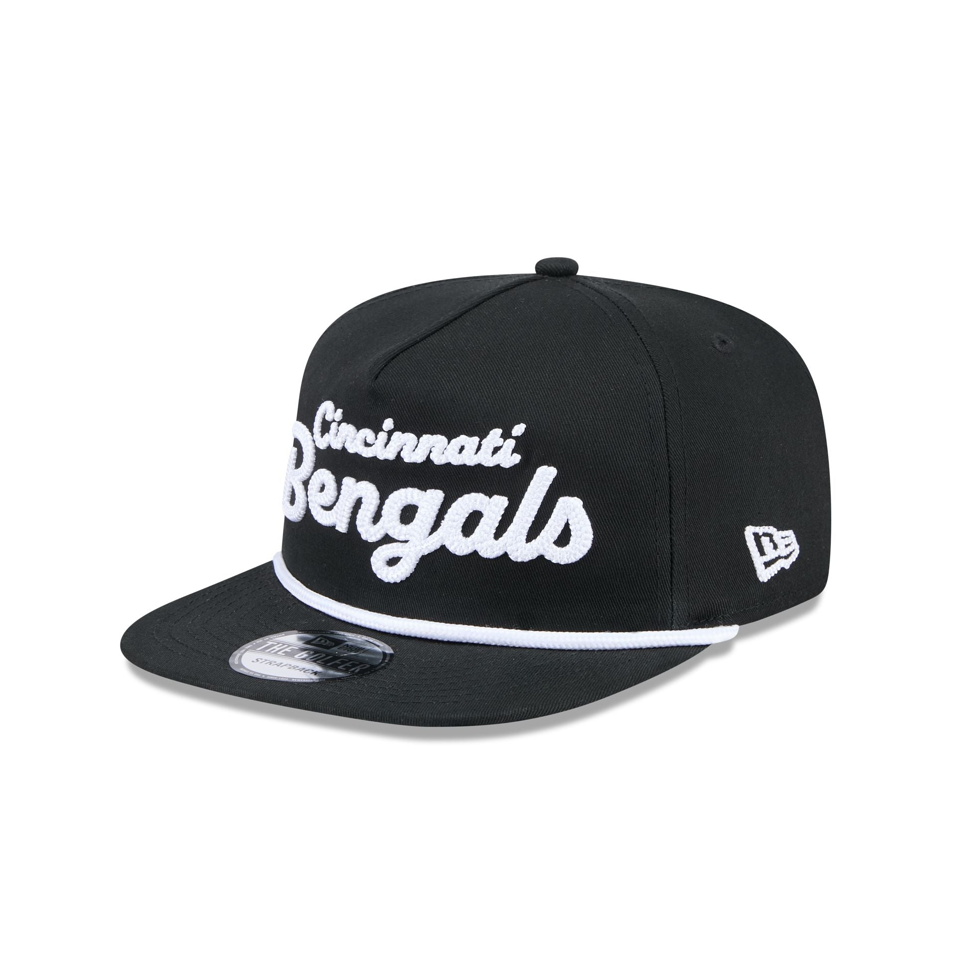 Cincinnati Bengals Team Text Golfer Hat - Image 3