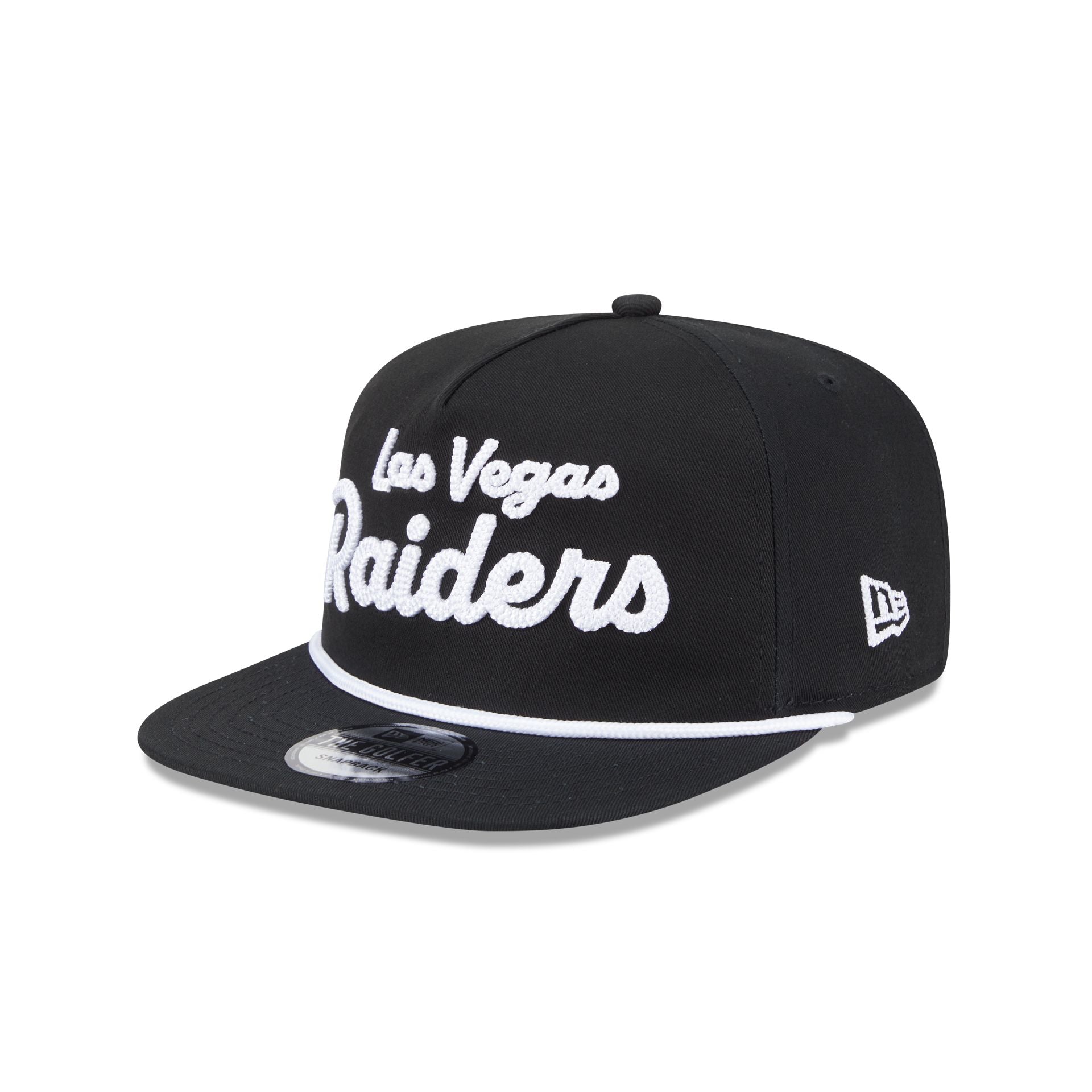 Las Vegas Raiders Team Text Golfer Hat - Image 3