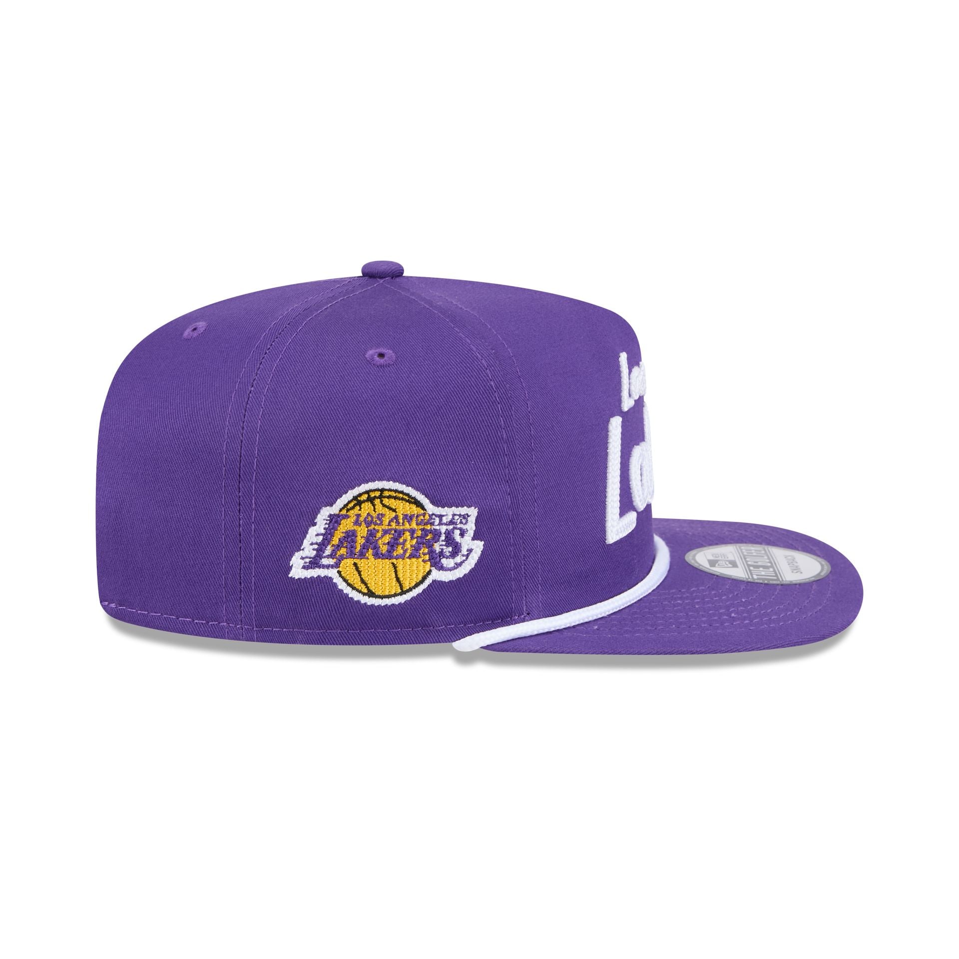 Los Angeles Lakers Team Text Golfer Hat - Image 4