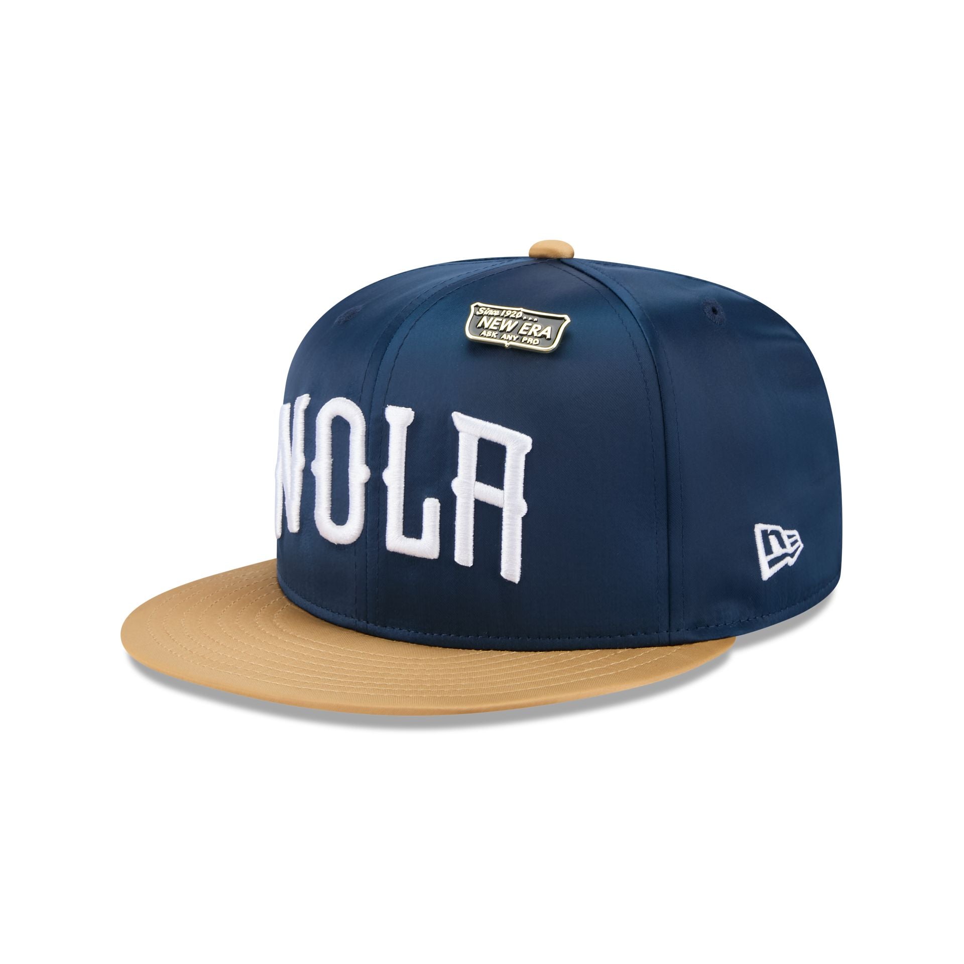 New Orleans Pelicans Spring Satin 59FIFTY Fitted Hat - Image 3