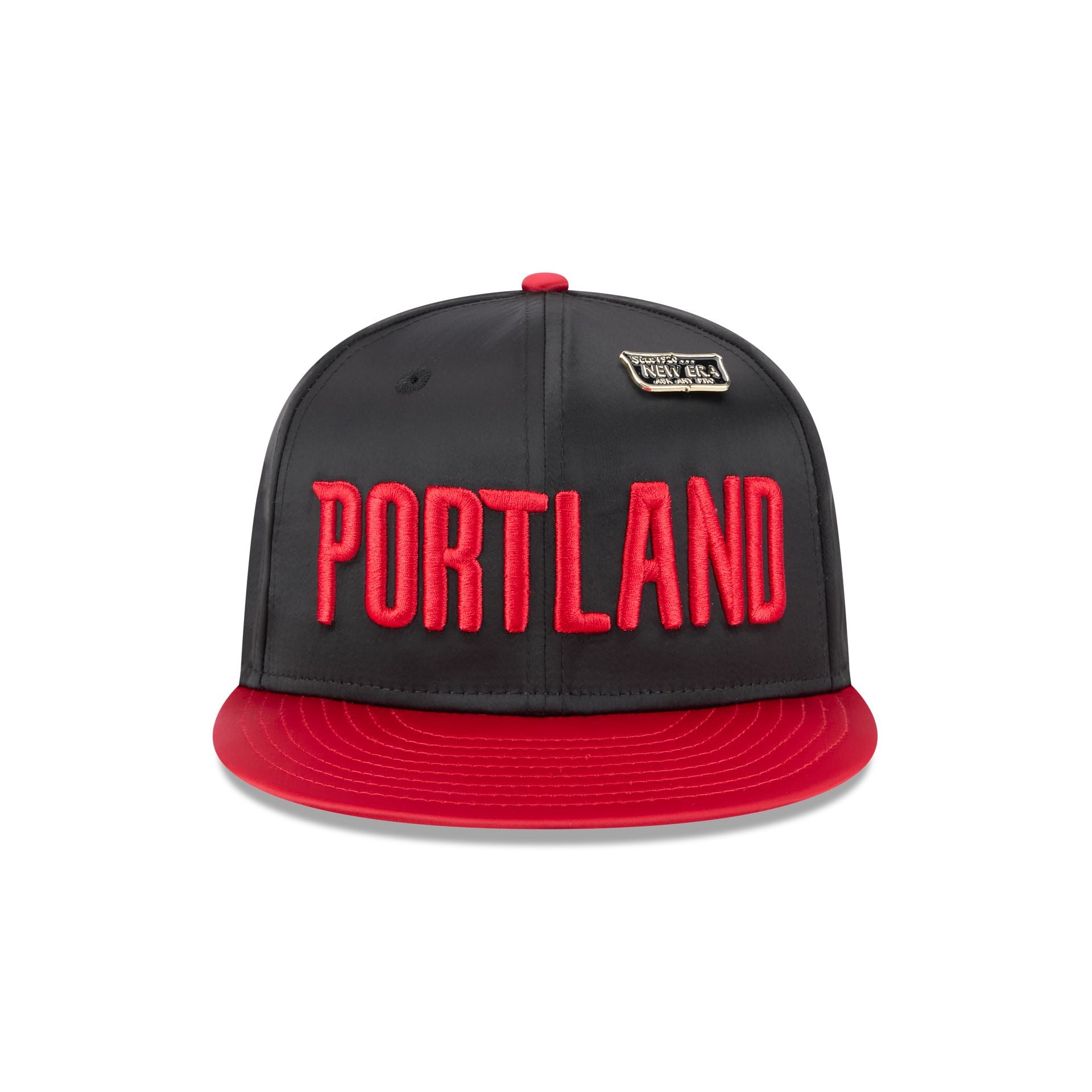 Portland Trail Blazers Spring Satin 59FIFTY Fitted Hat - Image 2