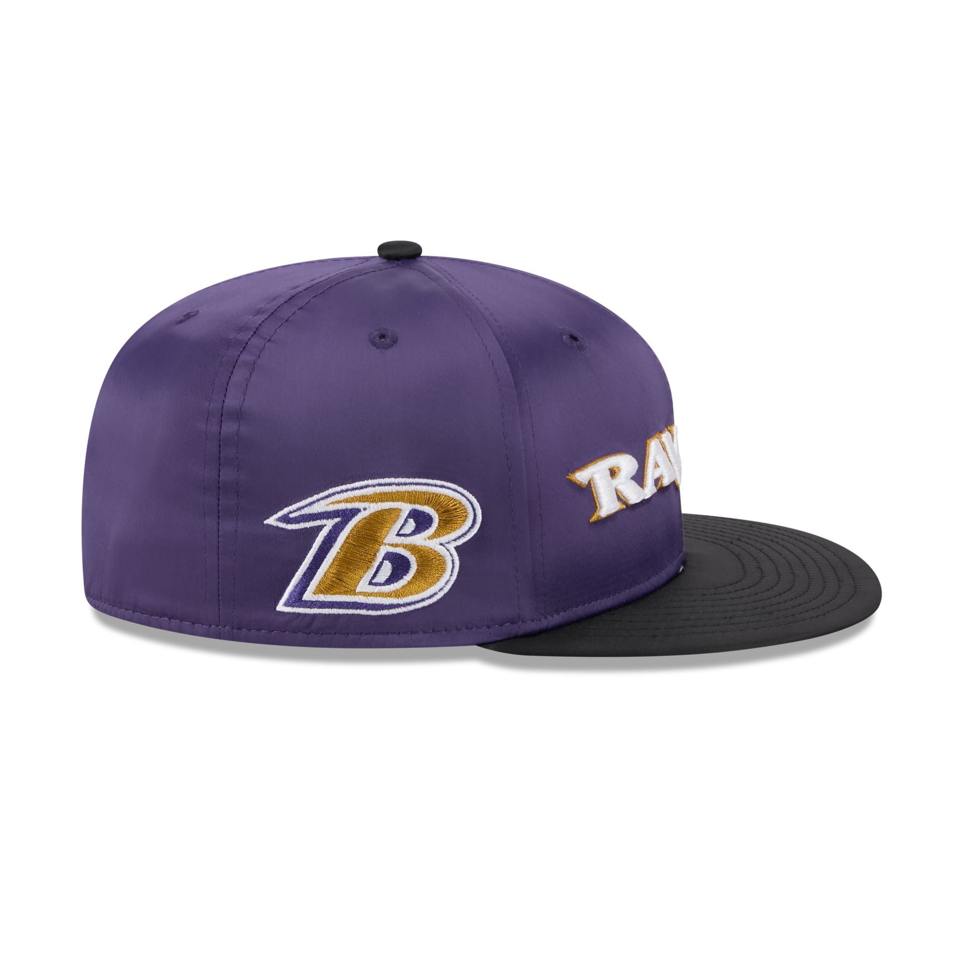 Baltimore Ravens Spring Satin 59FIFTY Fitted Hat - Image 4