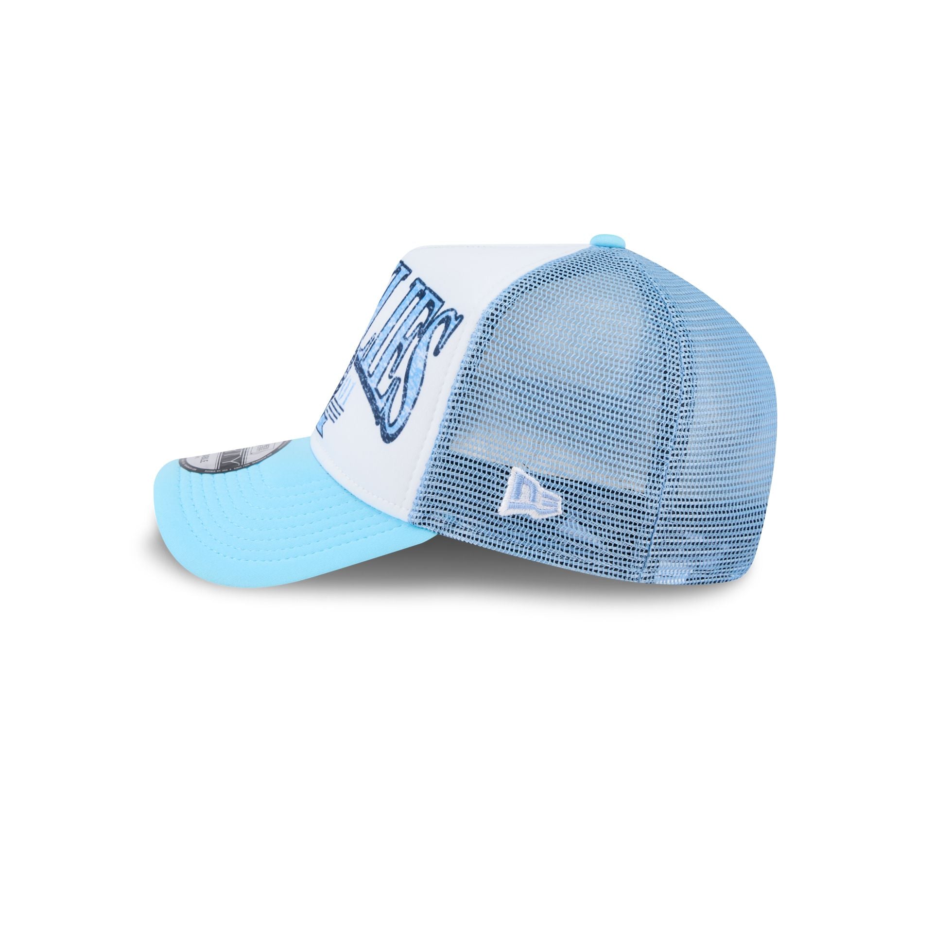 Memphis Grizzlies Distressed 9FORTY A-Frame Trucker Hat - Image 4