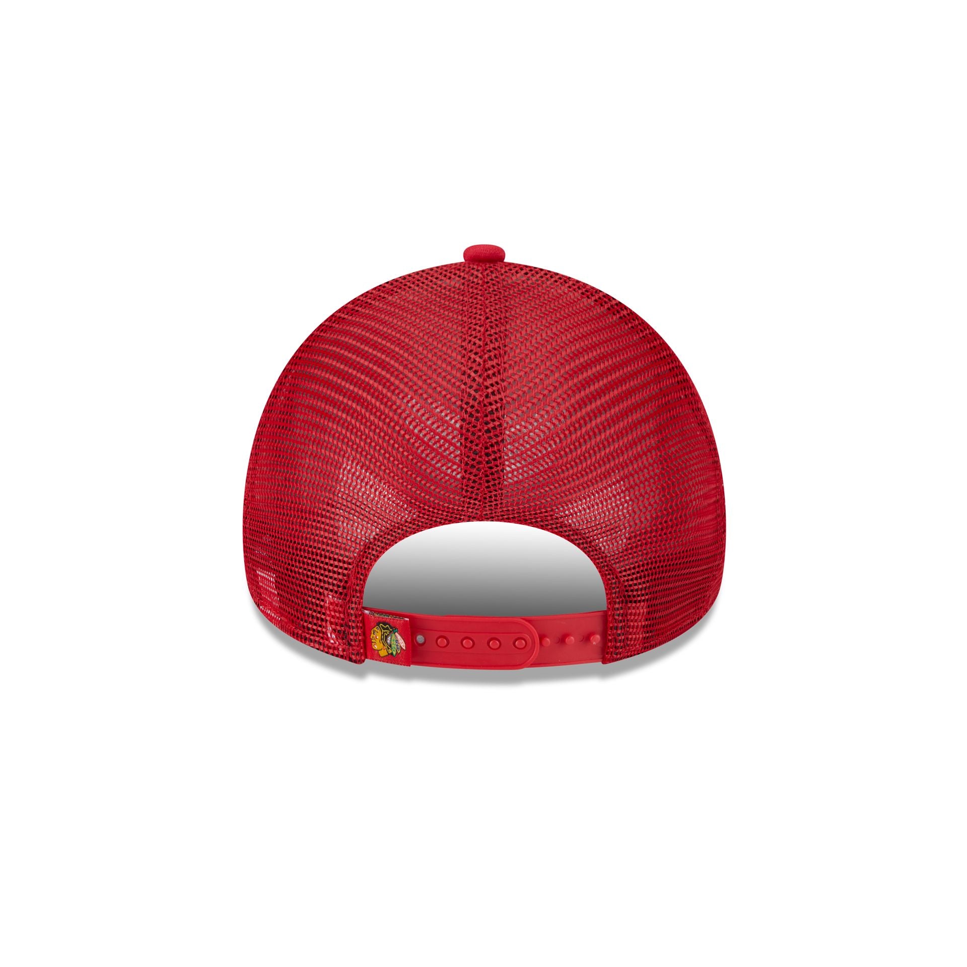 Chicago Blackhawks Distressed 9FORTY A-Frame Trucker Hat - Image 6