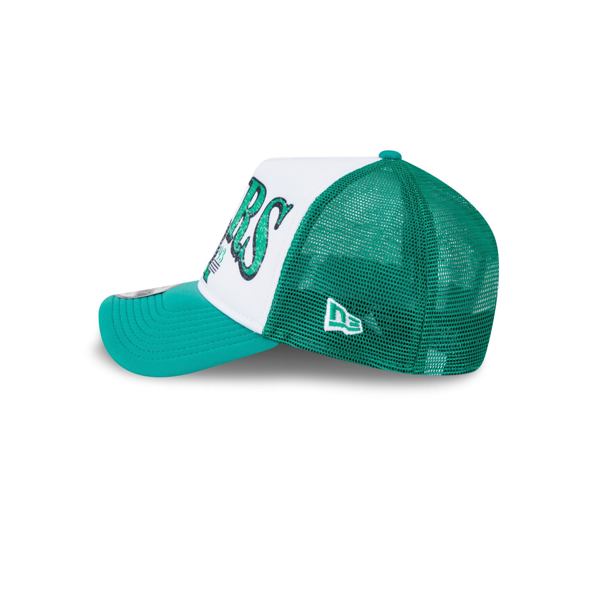 Dallas Stars Distressed 9FORTY A-Frame Trucker Hat - Image 4
