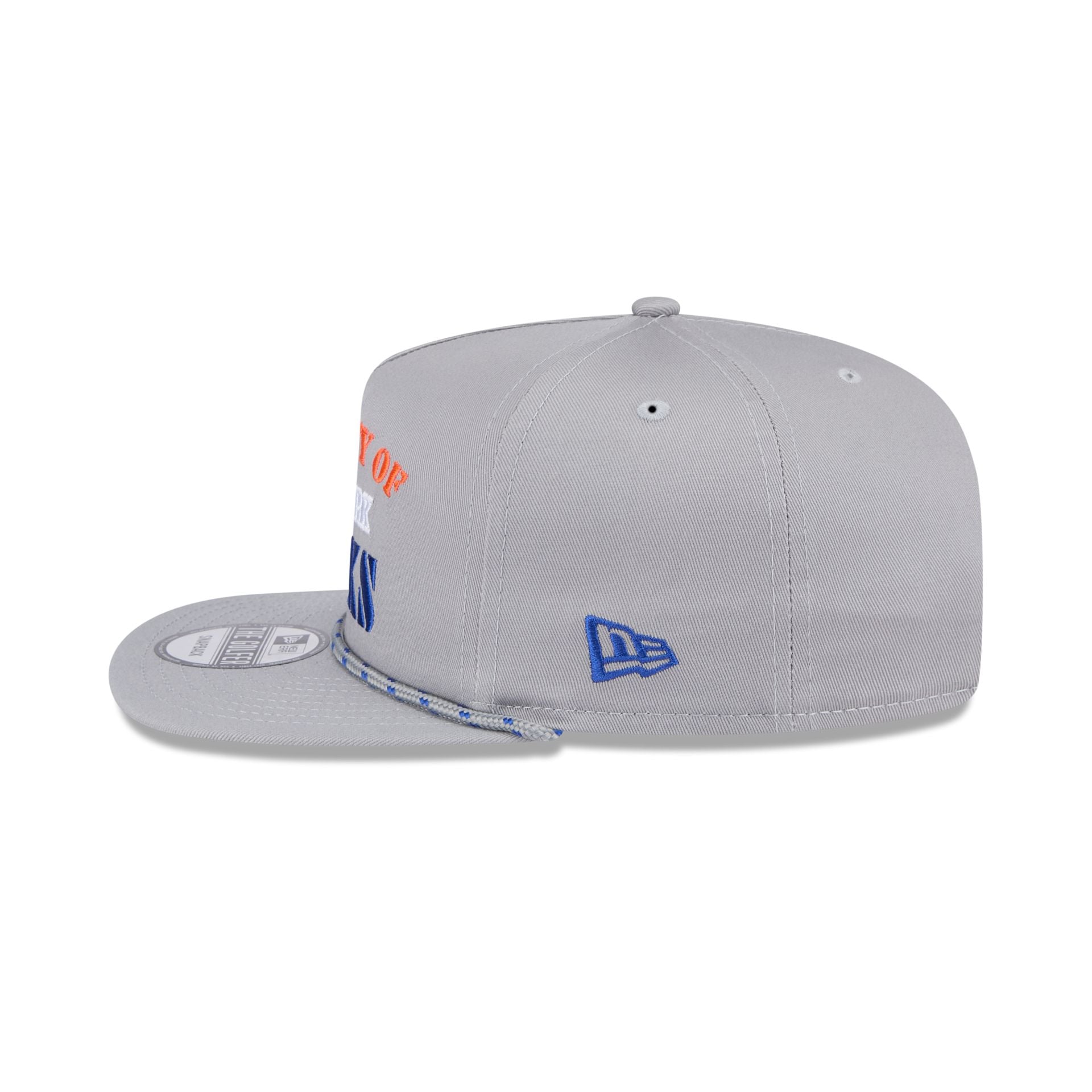 New York Knicks Vintage Gray Rope Golfer Hat - Image 5
