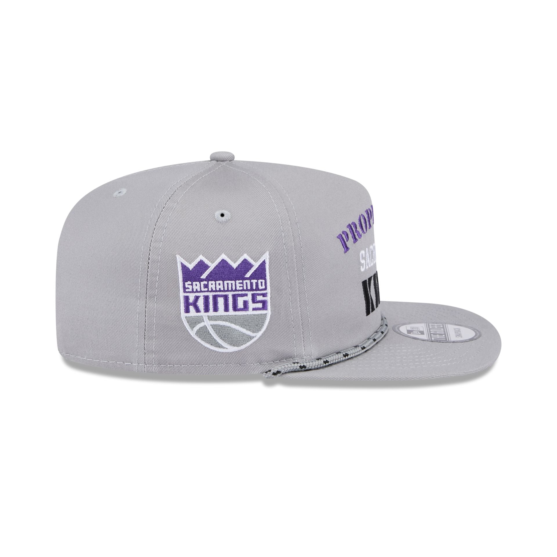 Sacramento Kings Vintage Gray Rope Golfer Hat - Image 4