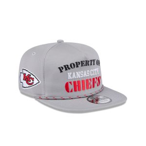 Kansas City Chiefs Vintage Gray Rope Golfer Hat