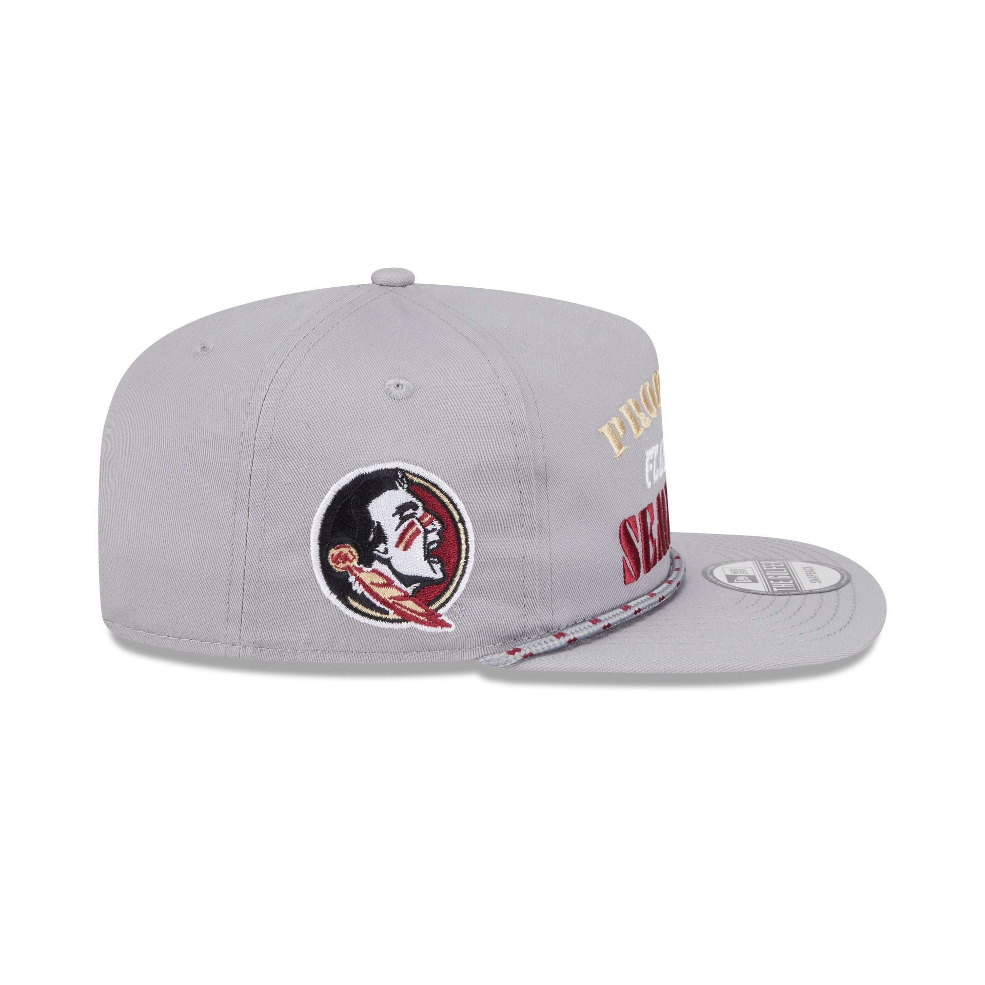 Florida State Seminoles Vintage Gray Rope Golfer Hat - Image 4