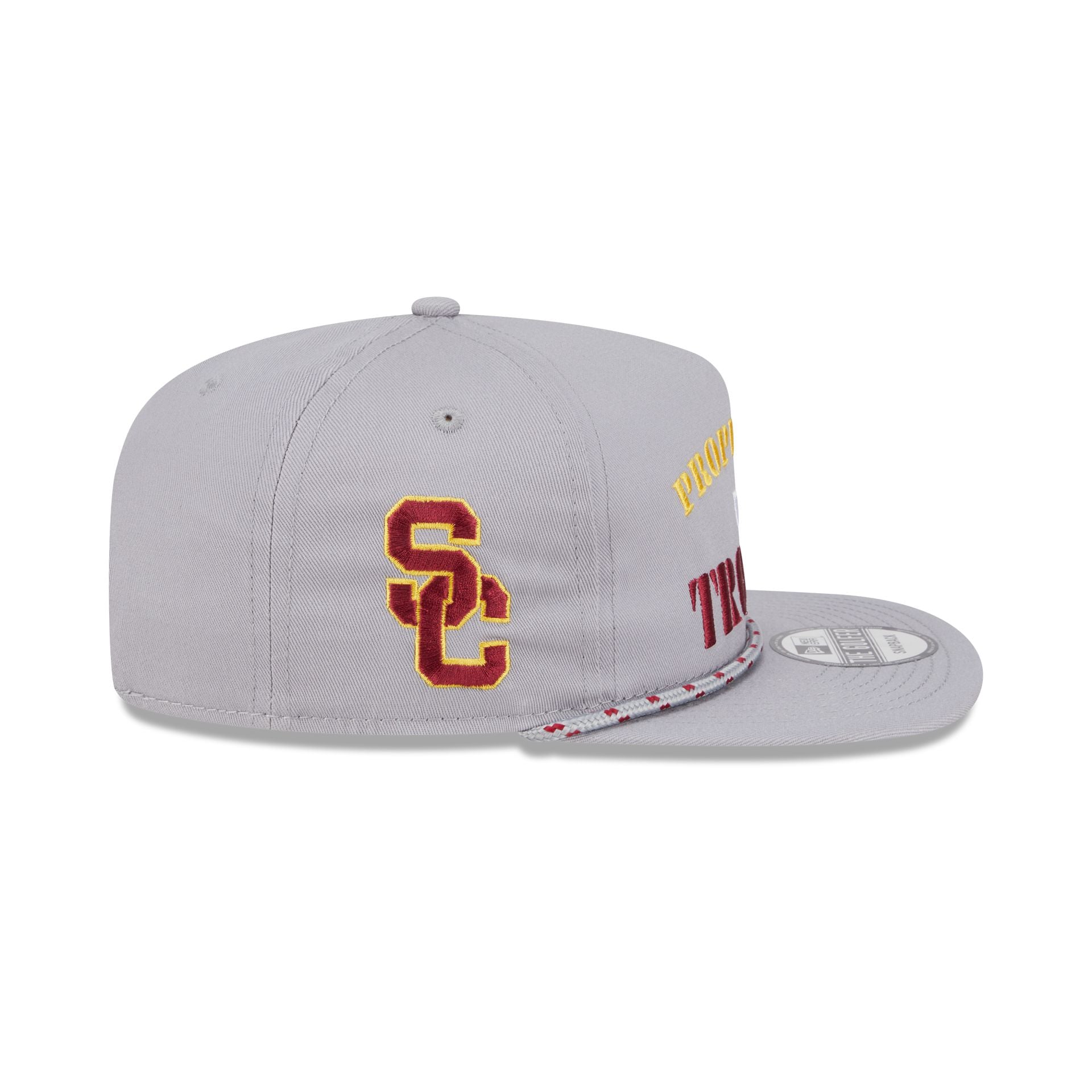 USC Trojans Vintage Gray Rope Golfer Hat - Image 4