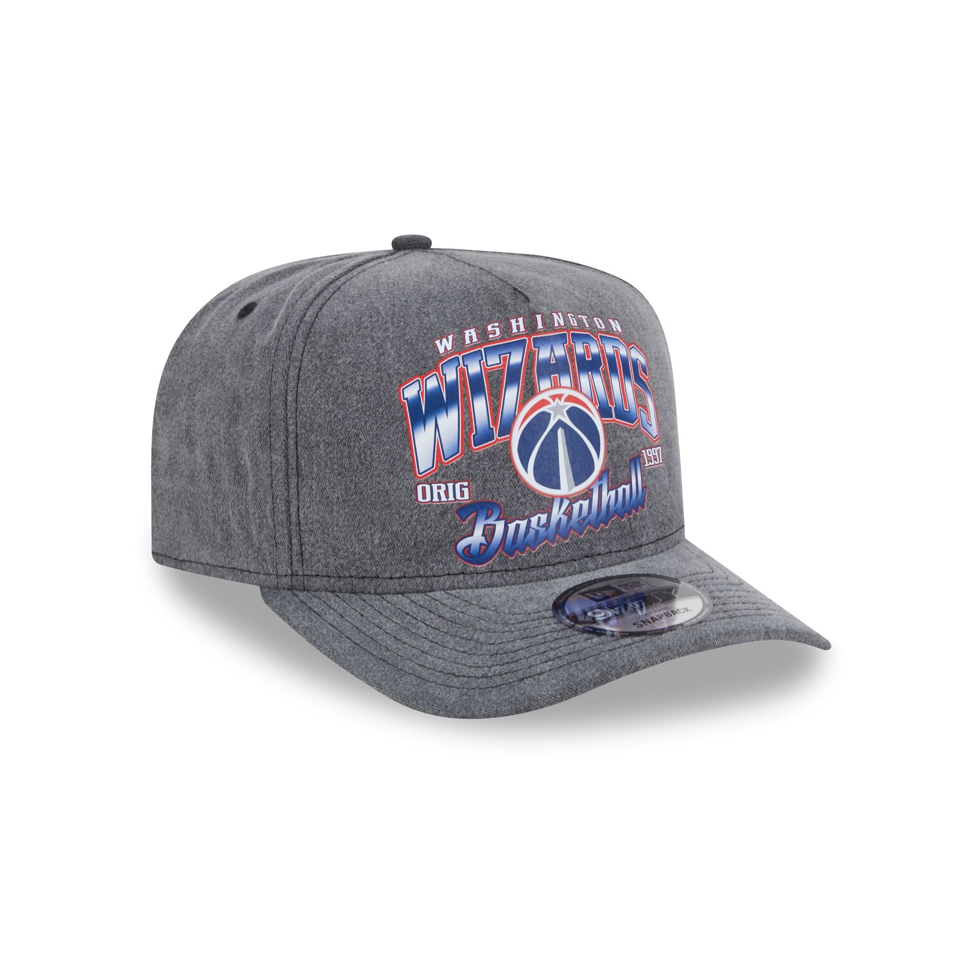Washington Wizards Washed 9FIFTY A-Frame Snapback Hat - Image 3