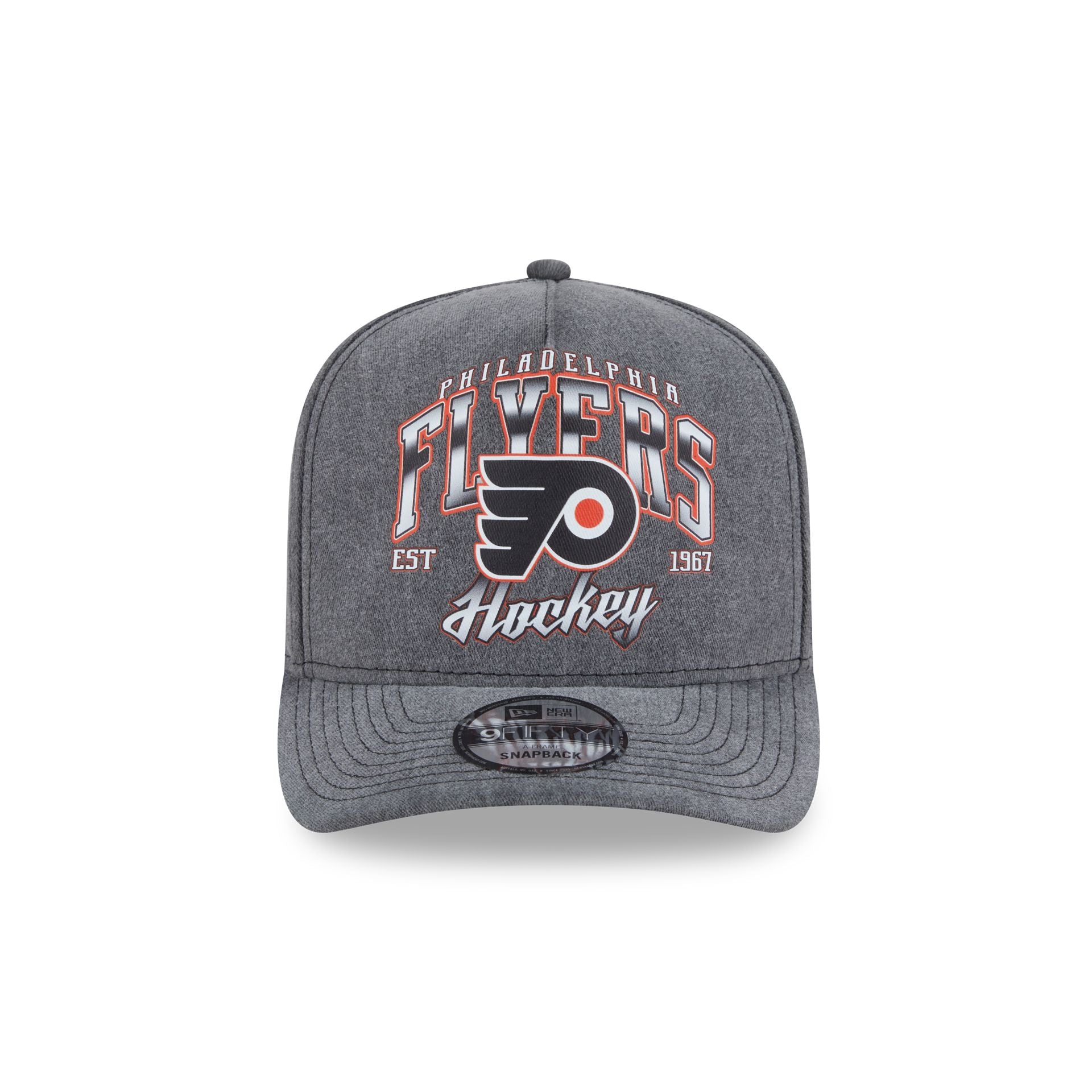 Philadelphia Flyers Washed 9FIFTY A-Frame Snapback Hat - Image 2