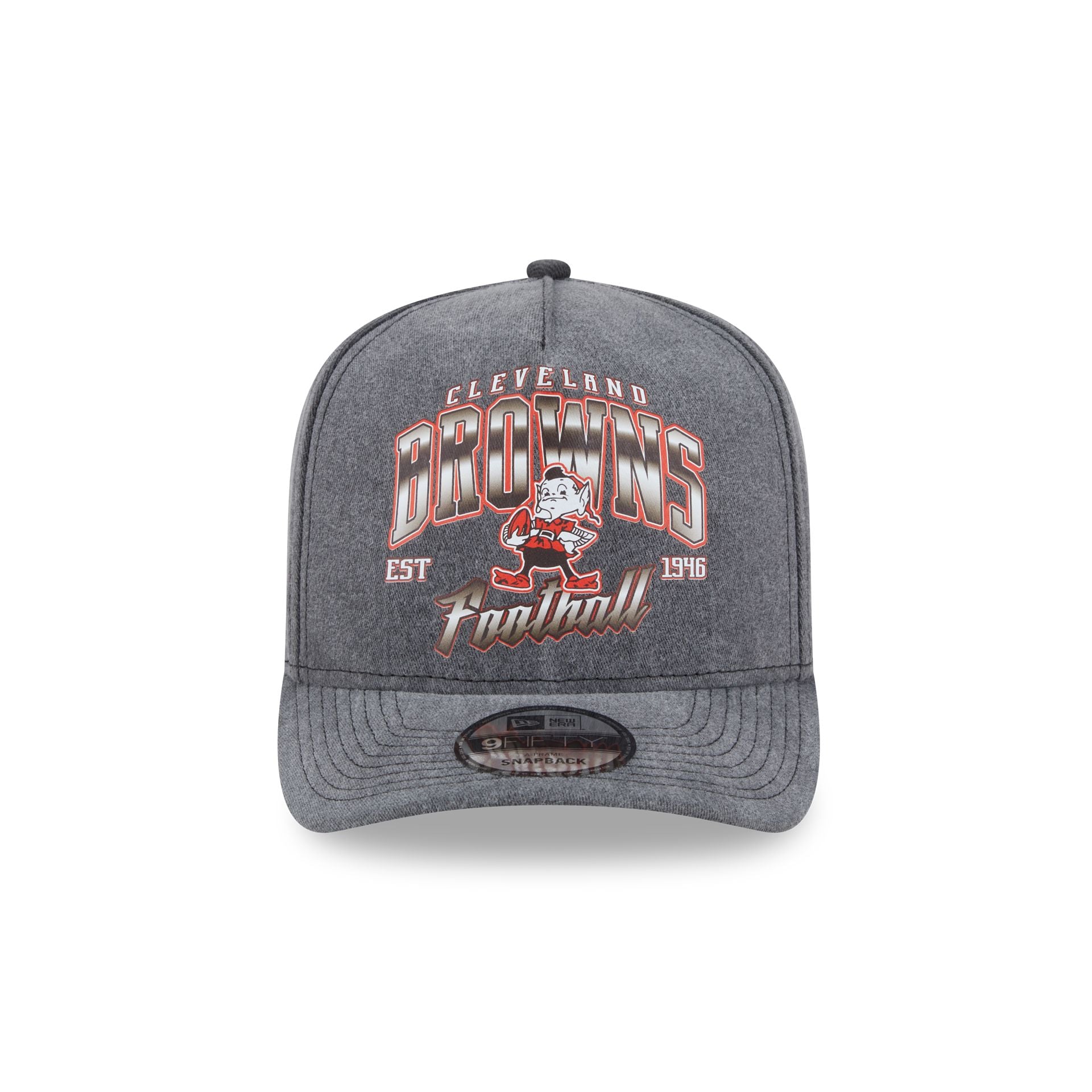 Cleveland Browns Washed 9FIFTY A-Frame Snapback Hat - Image 2