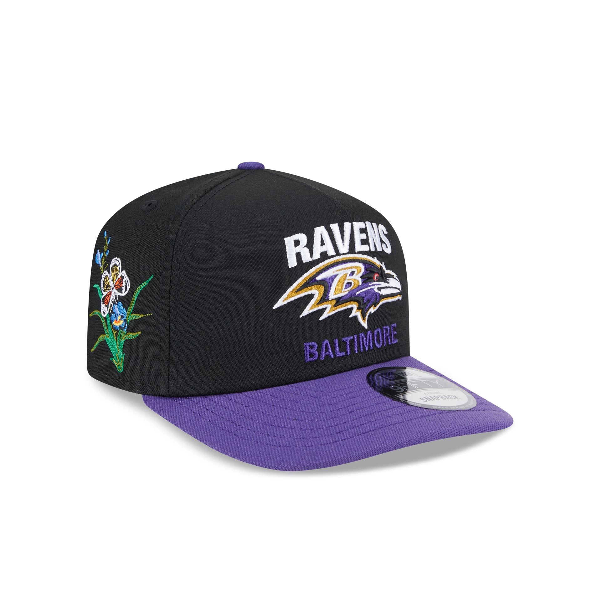 FELT x Baltimore Ravens 9FIFTY A-Frame Snapback Hat - Image 3