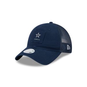 Dallas Cowboys Women's Square Stitch 9TWENTY Trucker Hat