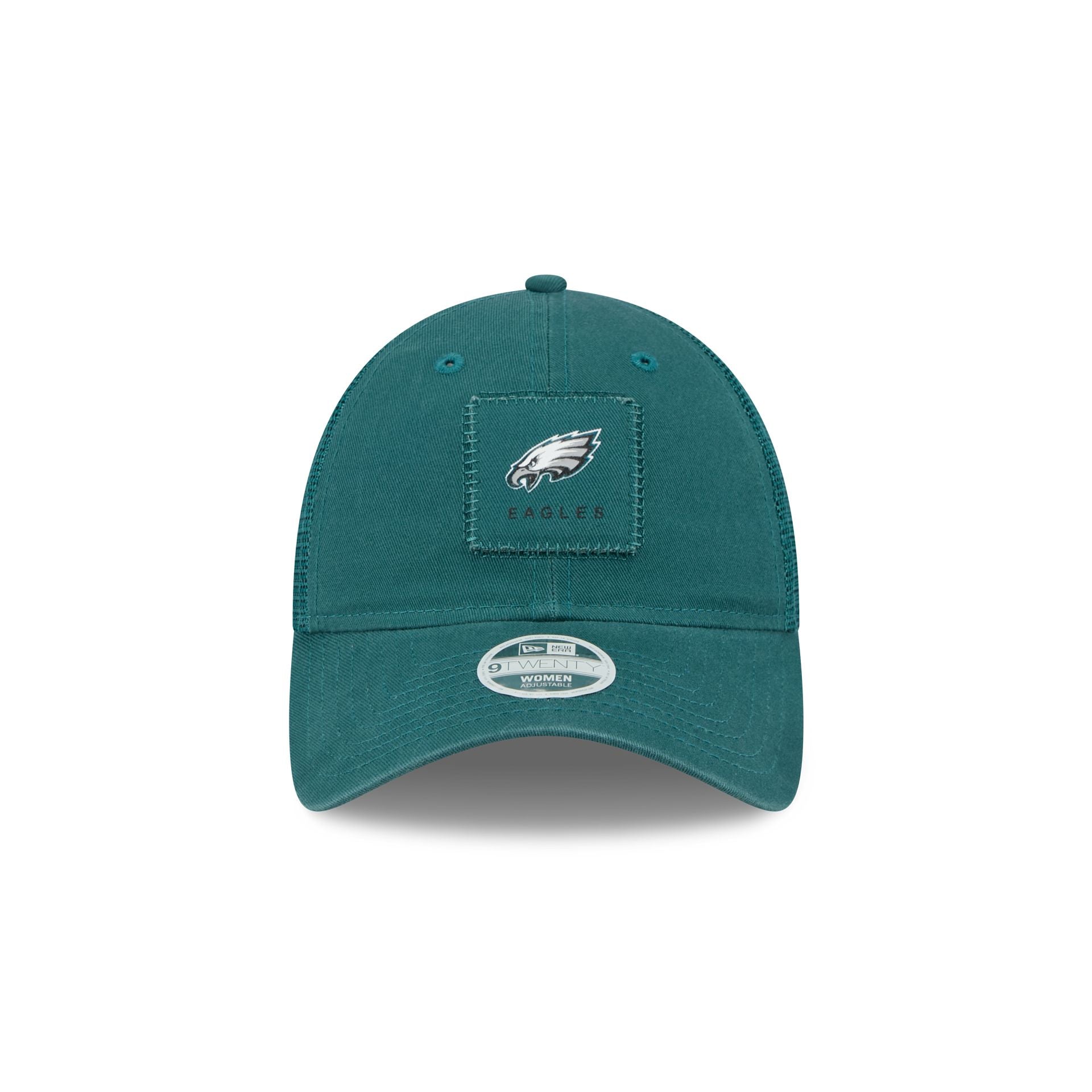 Philadelphia Eagles Women's Square Stitch 9TWENTY Trucker Hat - Image 2