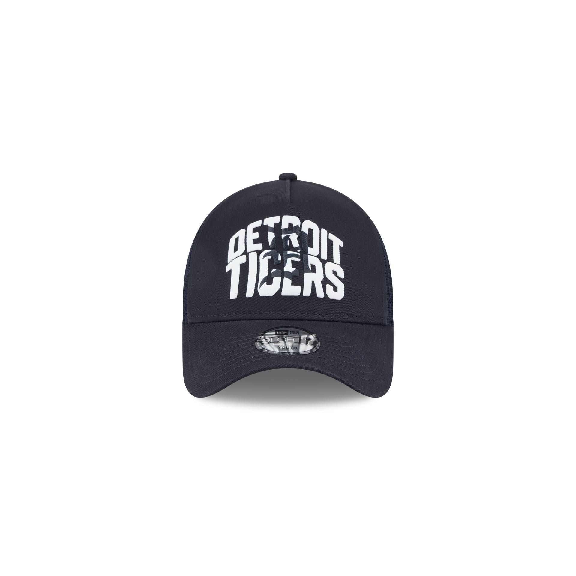 Detroit Tigers Kids Chalk 9FORTY A-Frame Trucker Hat - Image 2