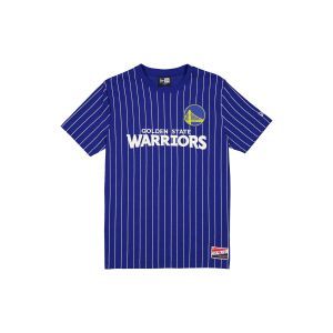 Golden State Warriors Throwback Pinstripe Wordmark T-Shirt