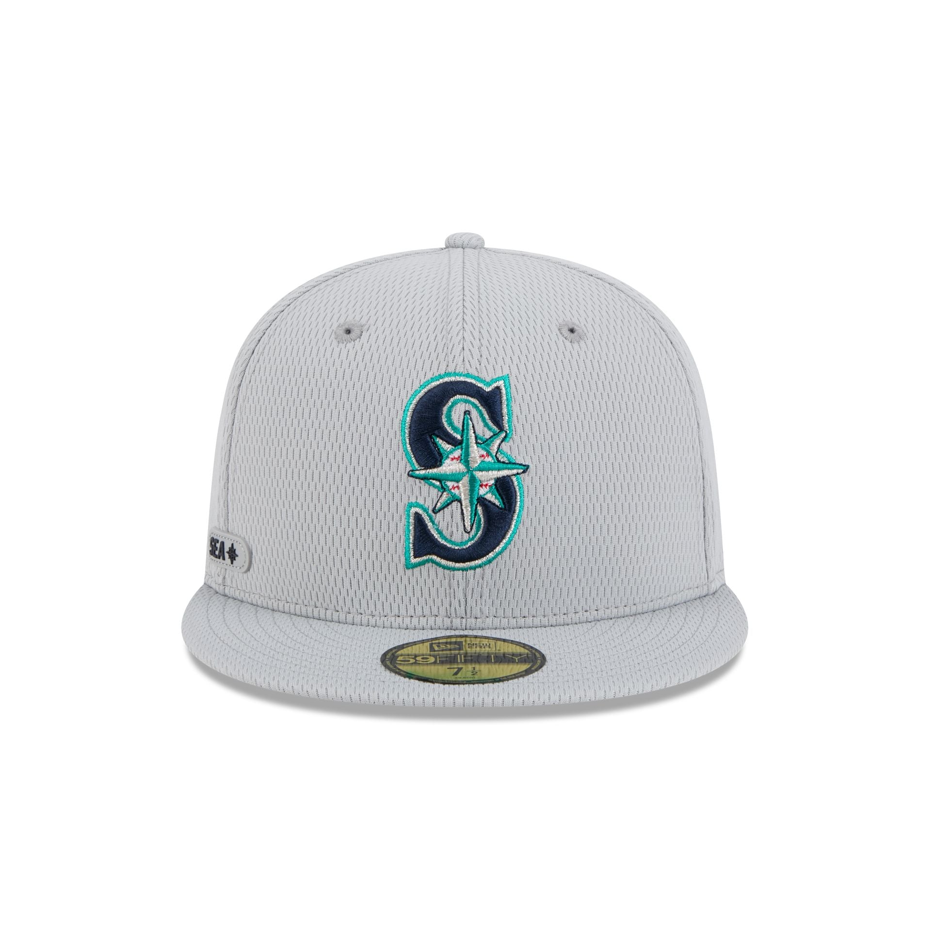 Seattle Mariners 2025 Clubhouse Gray 59FIFTY Fitted Hat - Image 2
