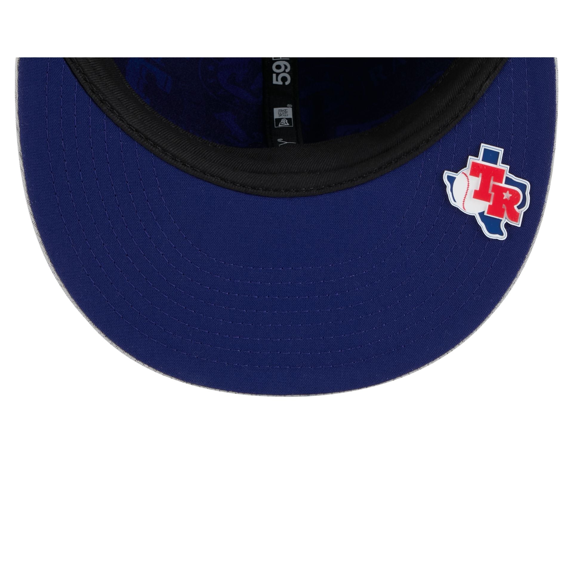Texas Rangers 2025 Clubhouse Gray 59FIFTY Fitted Hat - Image 6