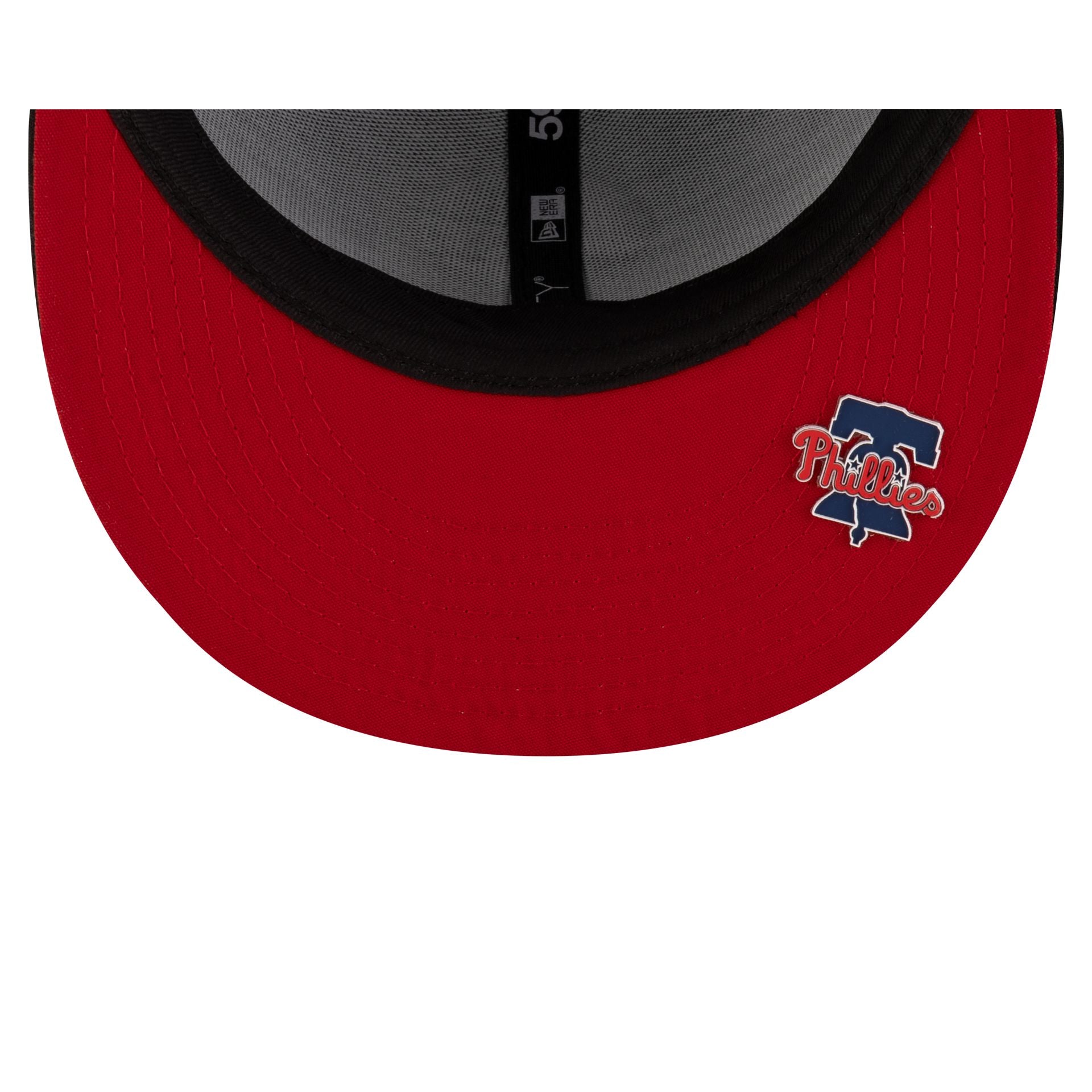 Philadelphia Phillies 2025 Clubhouse Alt Black 59FIFTY Fitted Hat - Image 7