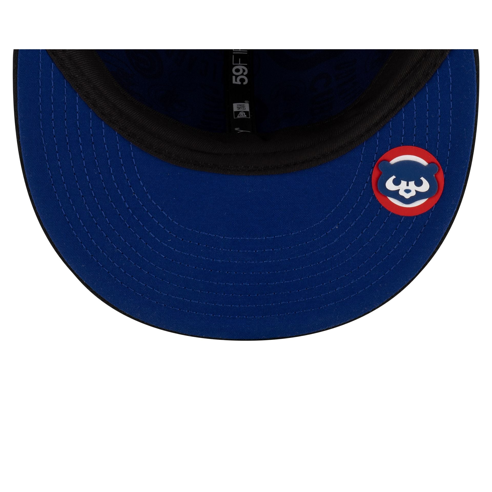 Chicago Cubs 2025 Clubhouse Black 59FIFTY Fitted Hat - Image 7