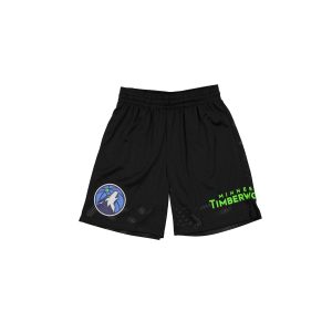Minnesota Timberwolves Mesh Black Shorts