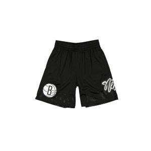 Brooklyn Nets Mesh Black Shorts