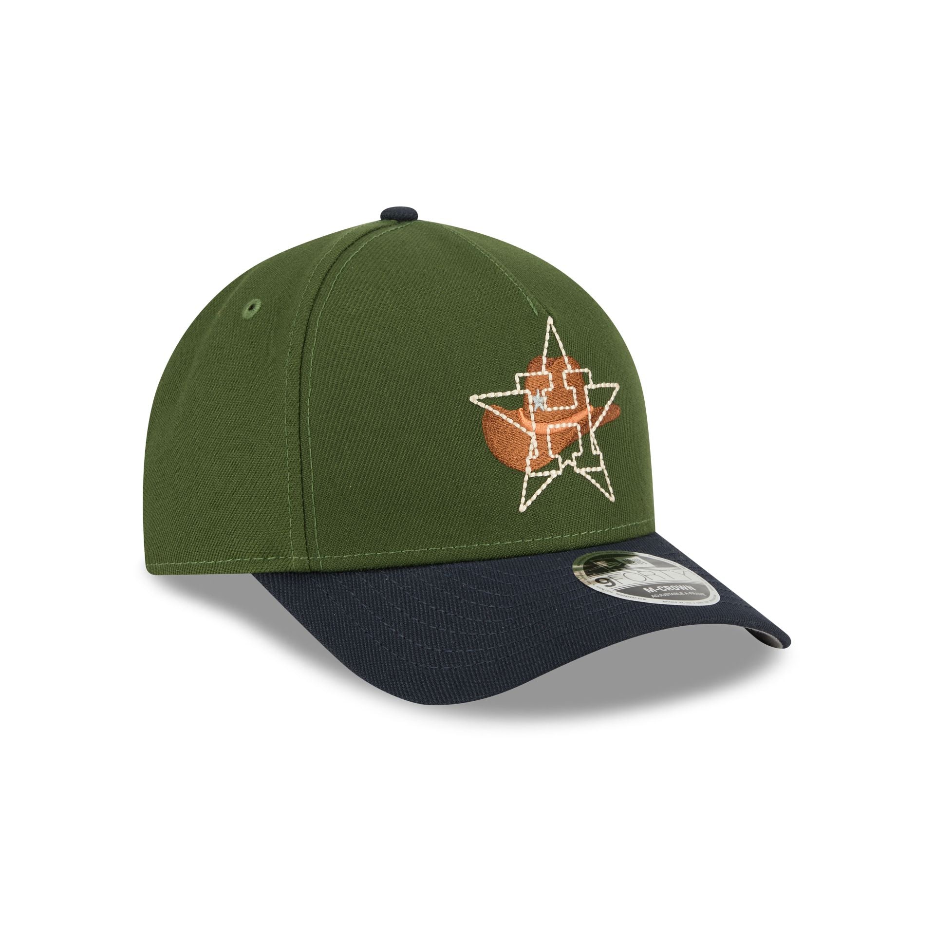 Houston Astros City Feature 9FORTY M-Crown A-Frame Snapback Hat - Image 3