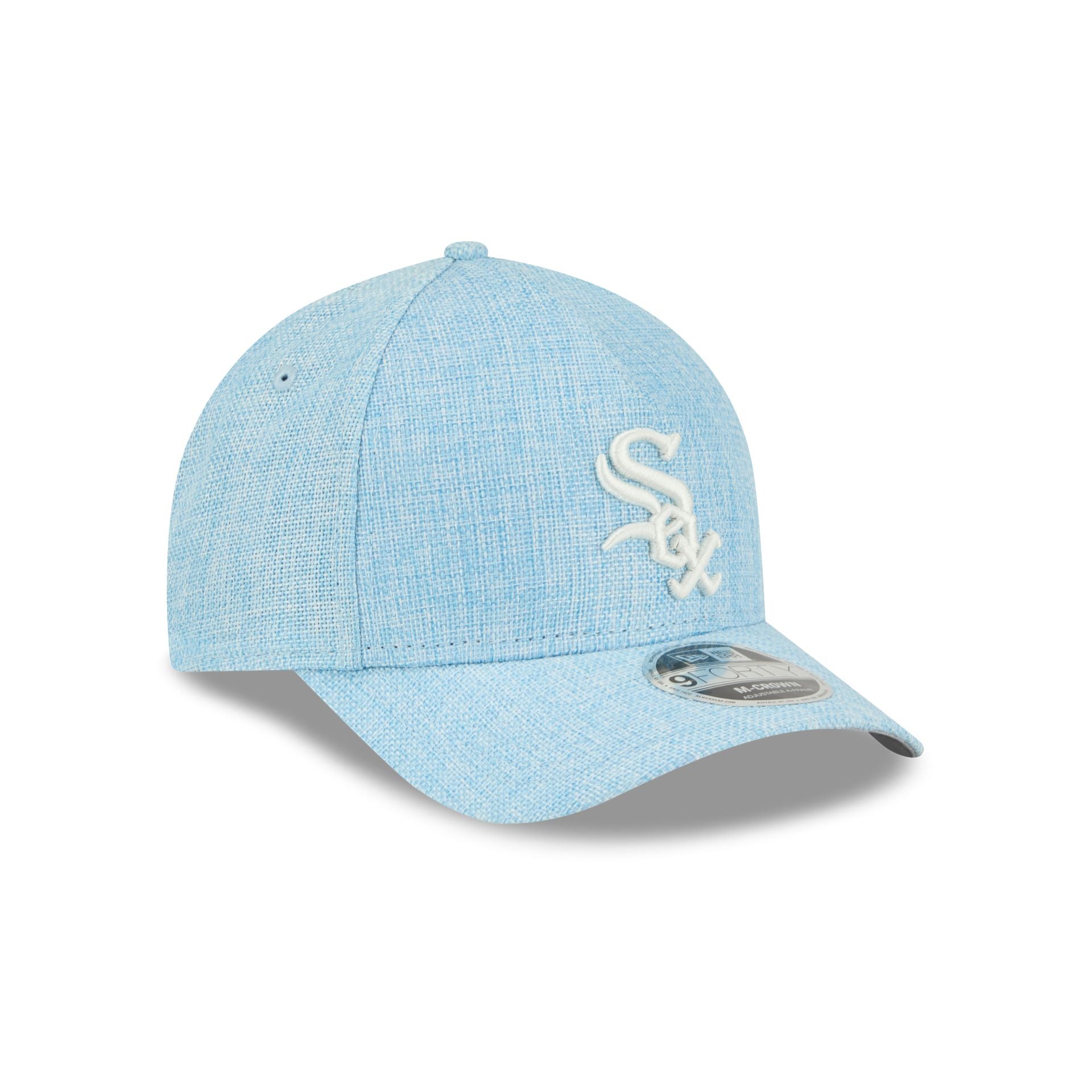 Chicago White Sox Cotton Weaver Blue 9FORTY M-Crown A-Frame Snapback Hat - Image 3