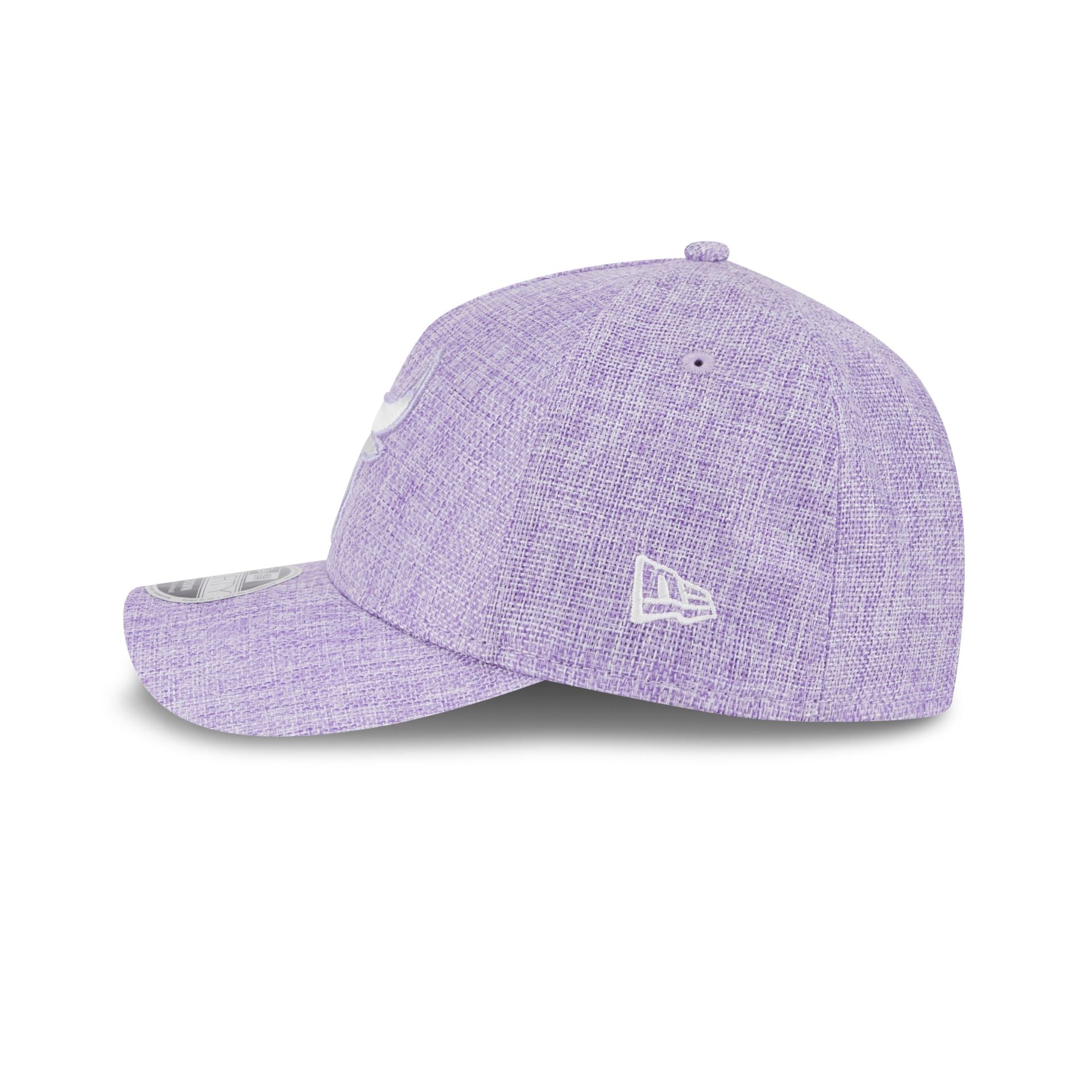 Chicago Bulls Cotton Weave Purple 9FORTY M-Crown A-Frame Snapback Hat - Image 4