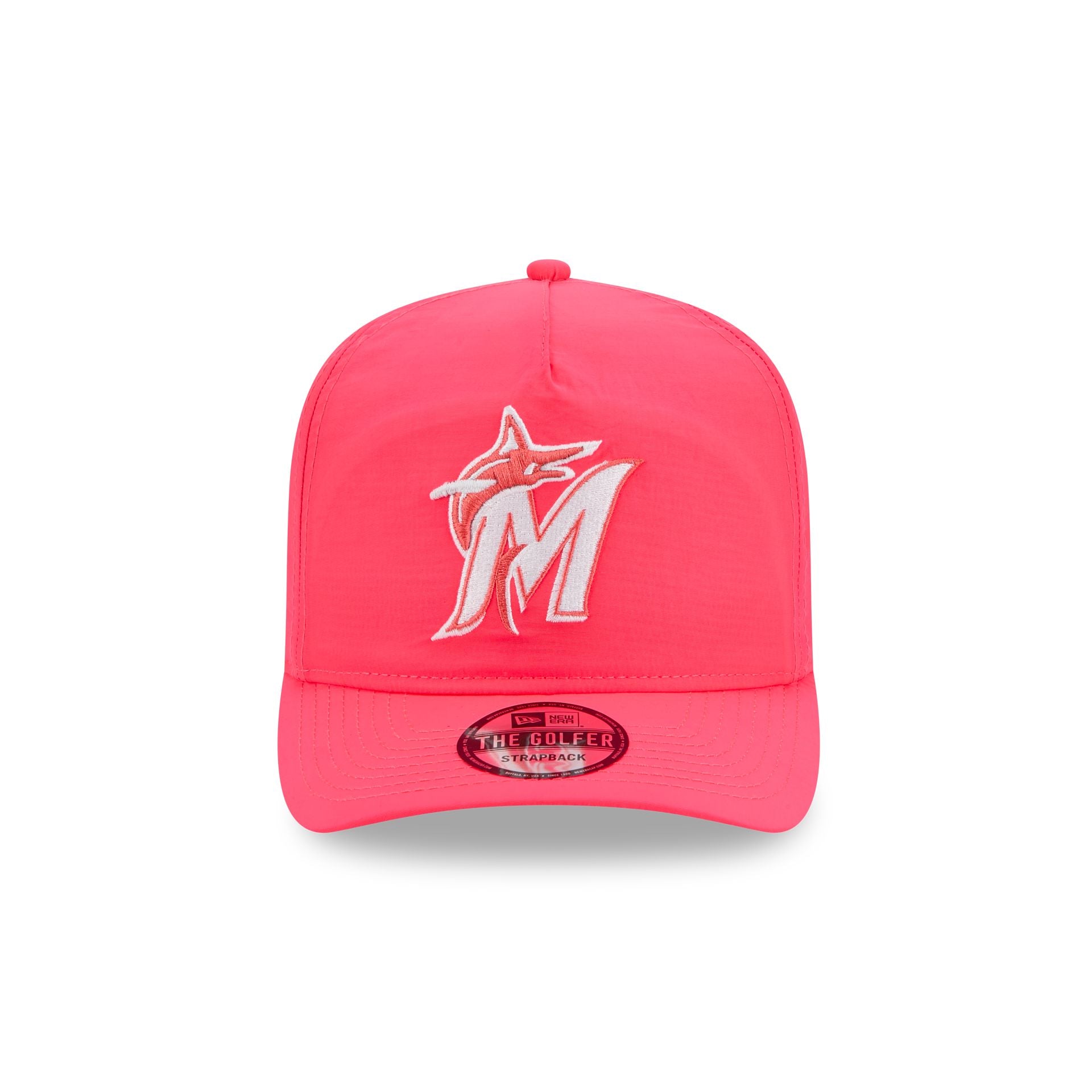 Miami Marlins Everyday Nylon Pink Golfer Hat - Image 2