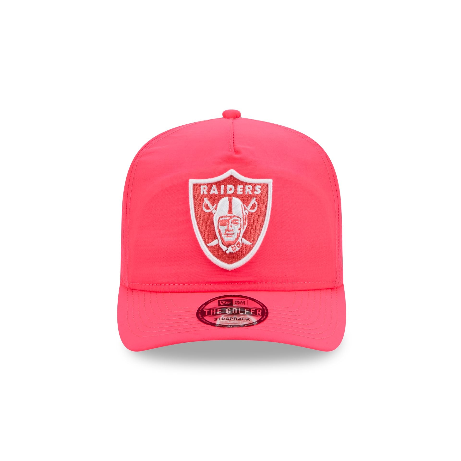 Las Vegas Raiders Everyday Nylon Pink Golfer Hat - Image 2