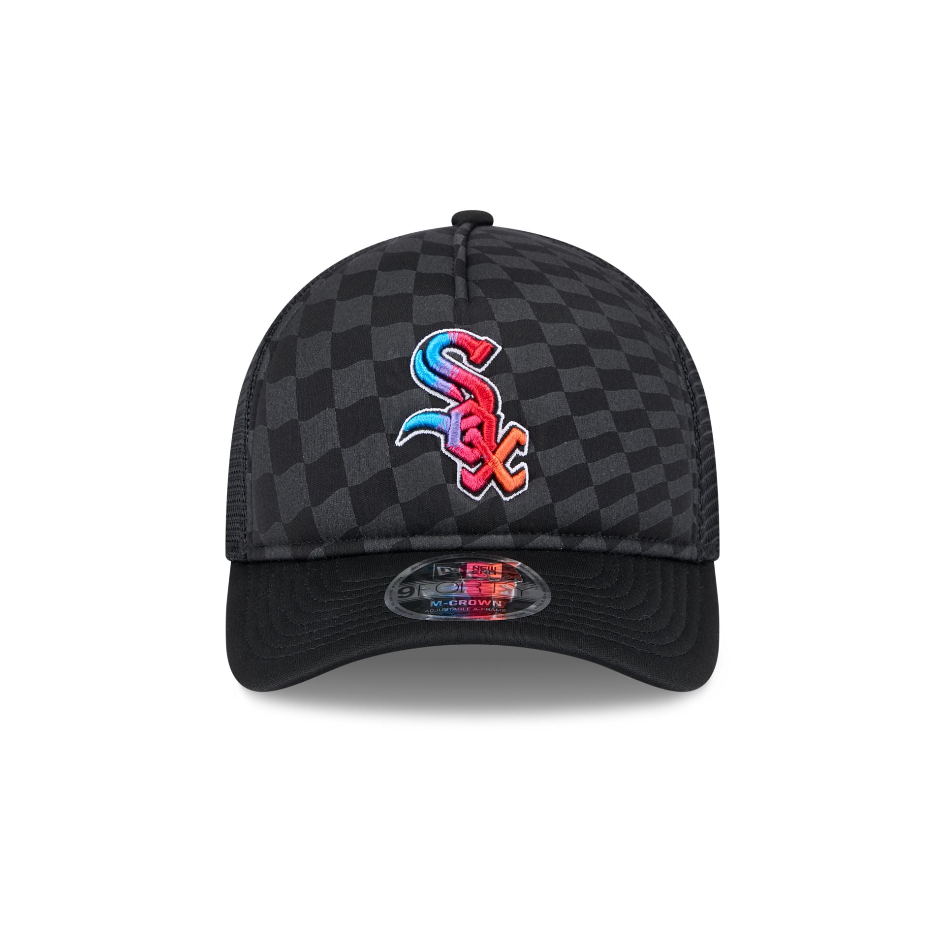 Chicago White Sox Gradient Raceway 9FORTY M-Crown A-Frame Trucker Hat - Image 2