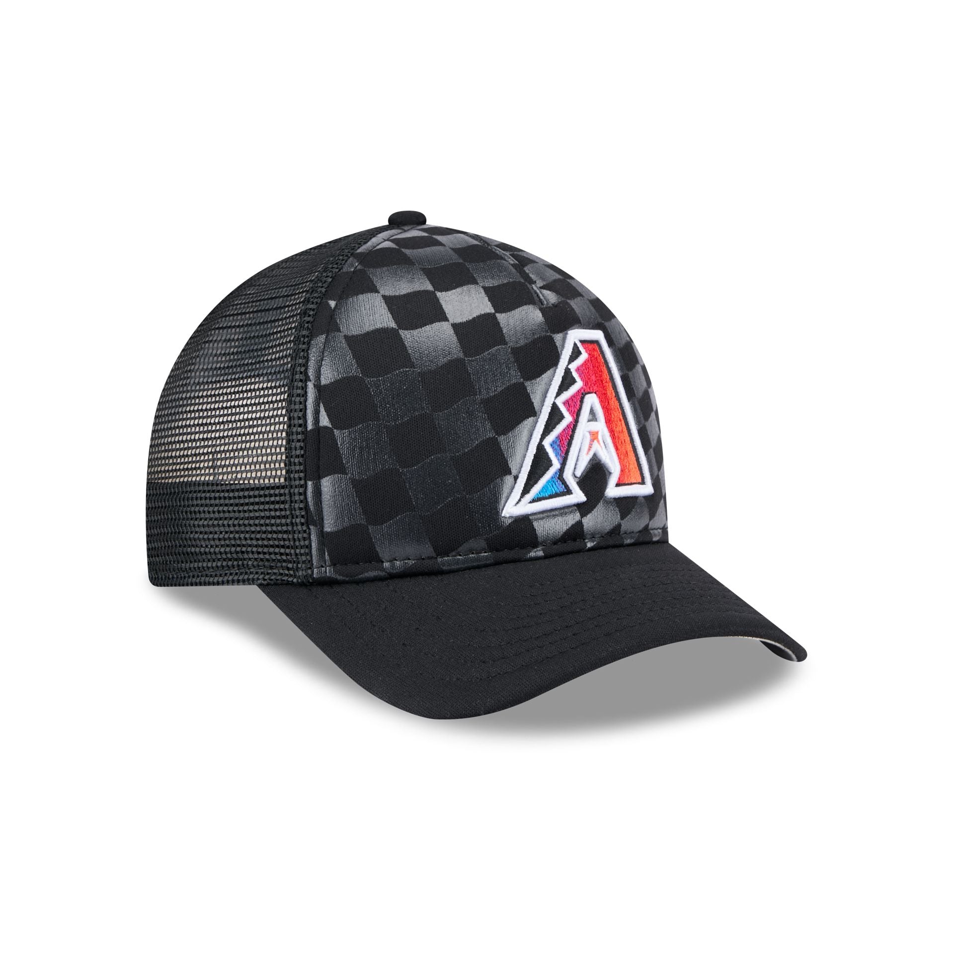 Arizona Diamondbacks Gradient Raceway 9FORTY M-Crown A-Frame Trucker Hat - Image 3
