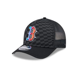 Boston Red Sox Gradient Raceway 9FORTY M-Crown A-Frame Trucker Hat