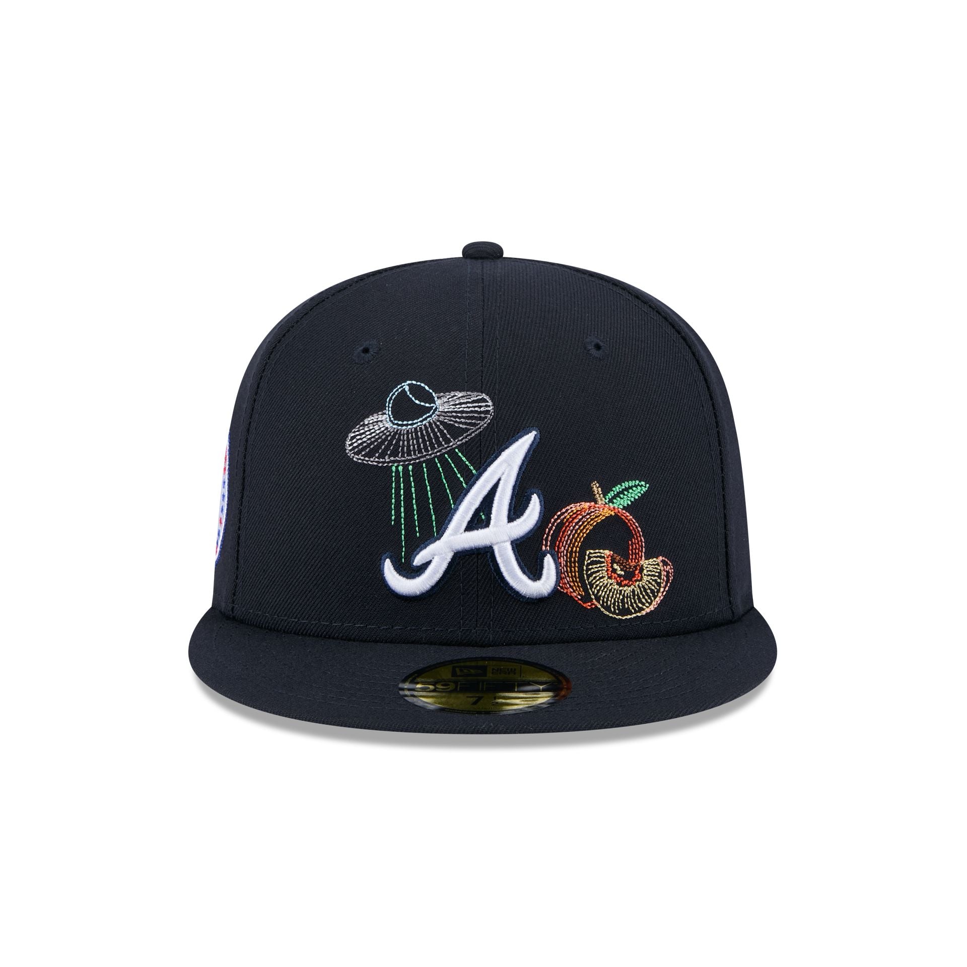 Atlanta Braves State Stitch 59FIFTY Fitted Hat - Image 2