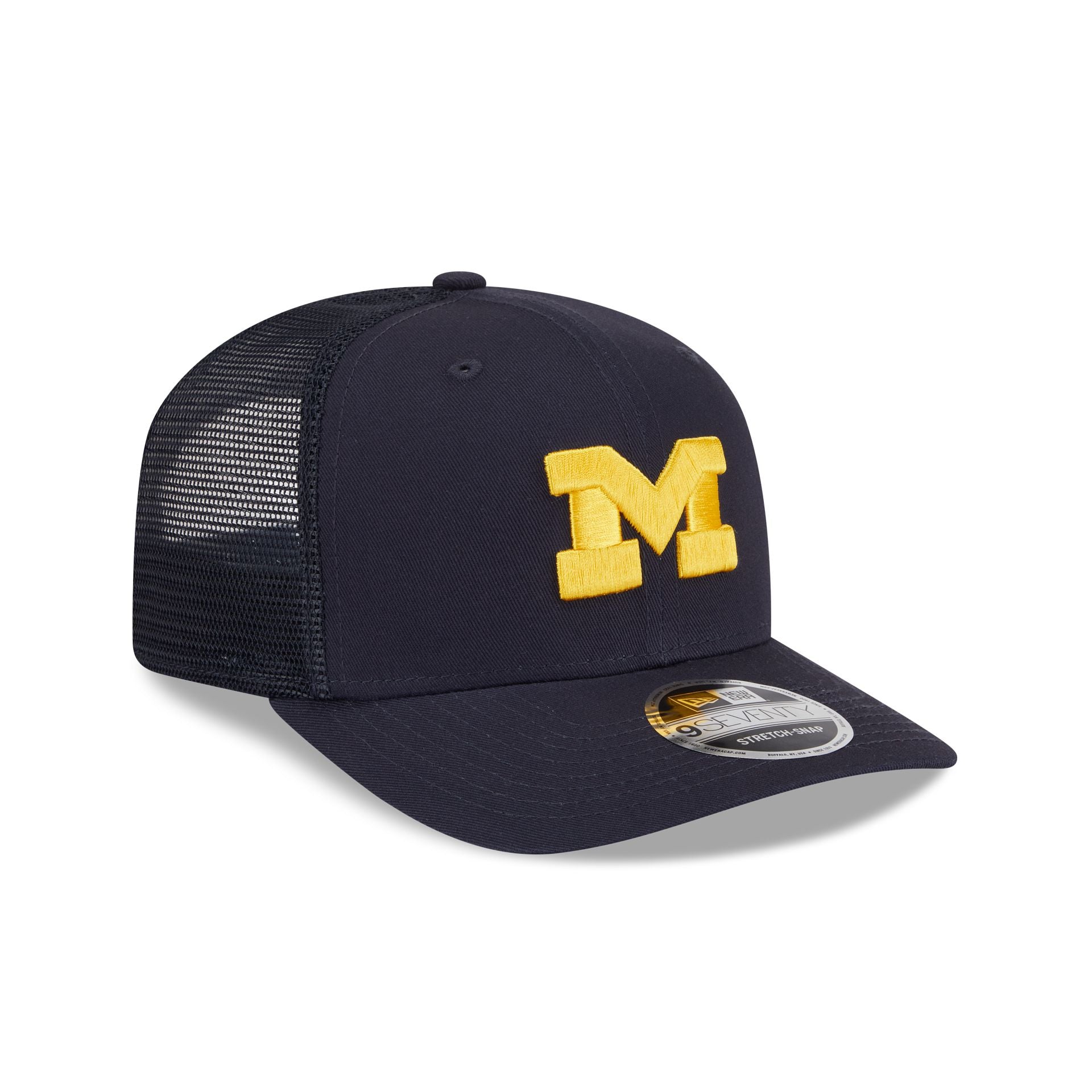 Michigan Wolverines Simple 9SEVENTY Trucker Hat - Image 3