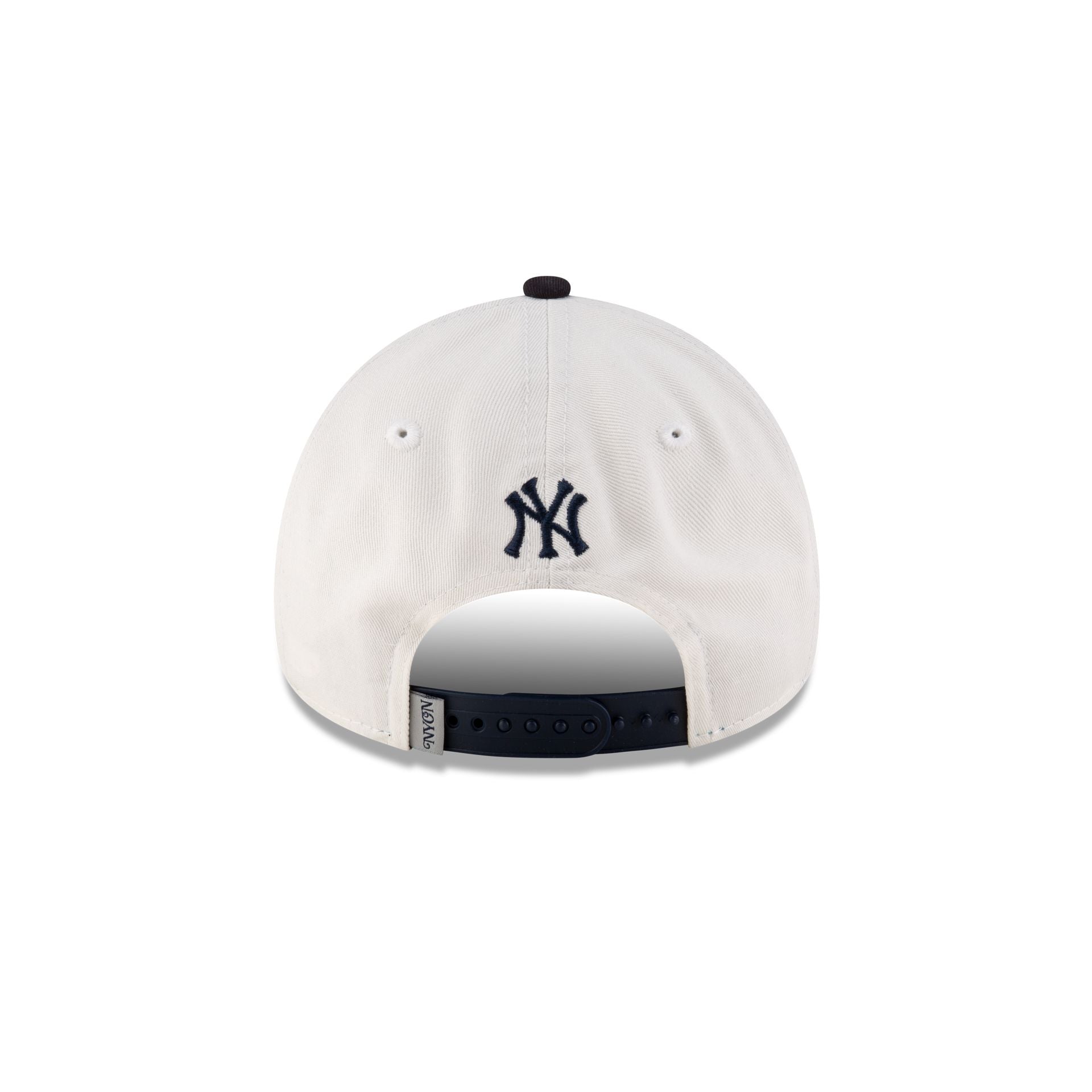 New York or Nowhere x New York Yankees White Wordmark 9FORTY A-Frame Snapback Hat - Image 6