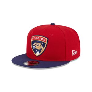 Florida Panthers Navy Visor 9FIFTY Snapback Hat