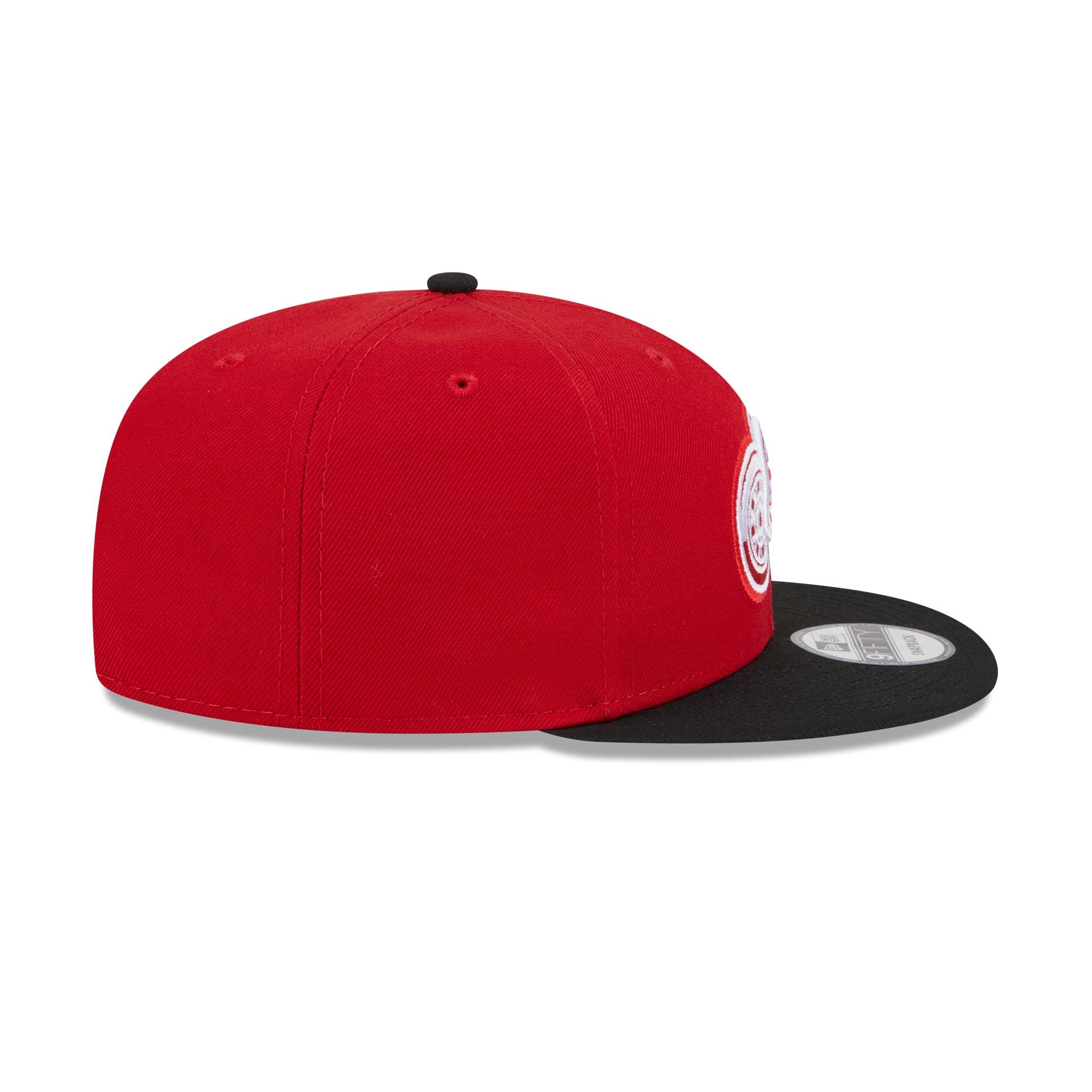 Detroit Red Wings Black Visor 9FIFTY Snapback Hat - Image 5