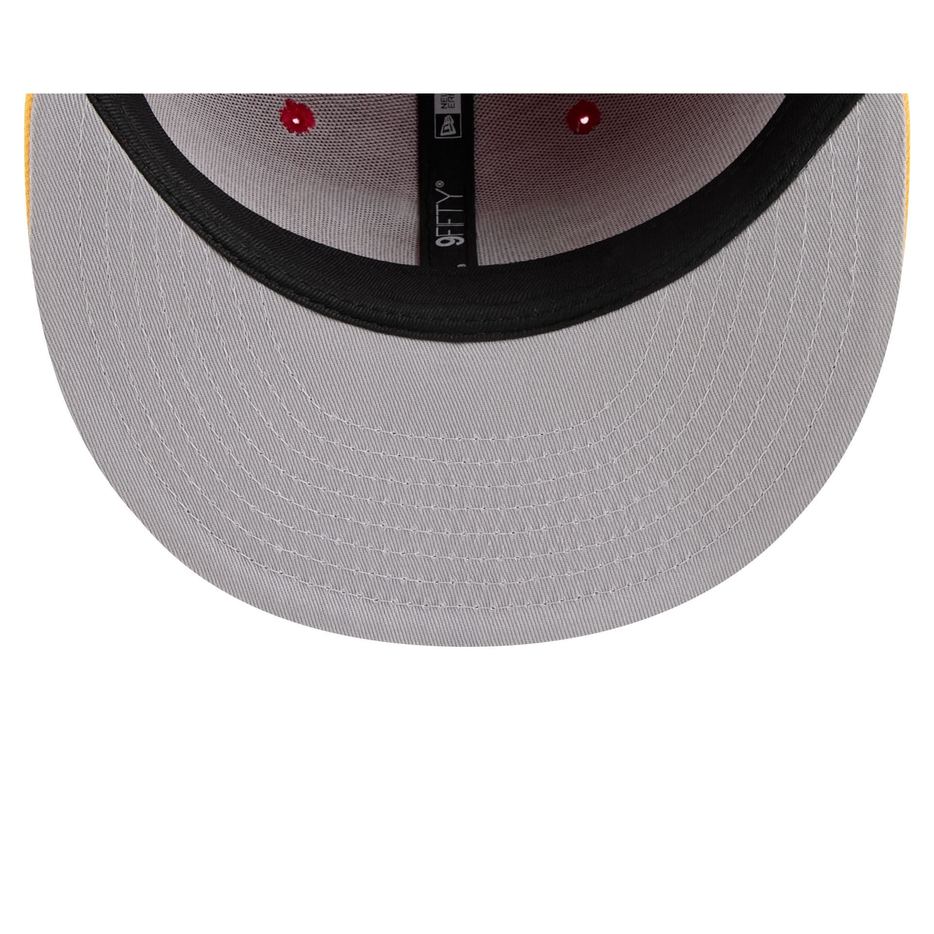 Calgary Flames Yellow Visor 9FIFTY Snapback Hat - Image 7