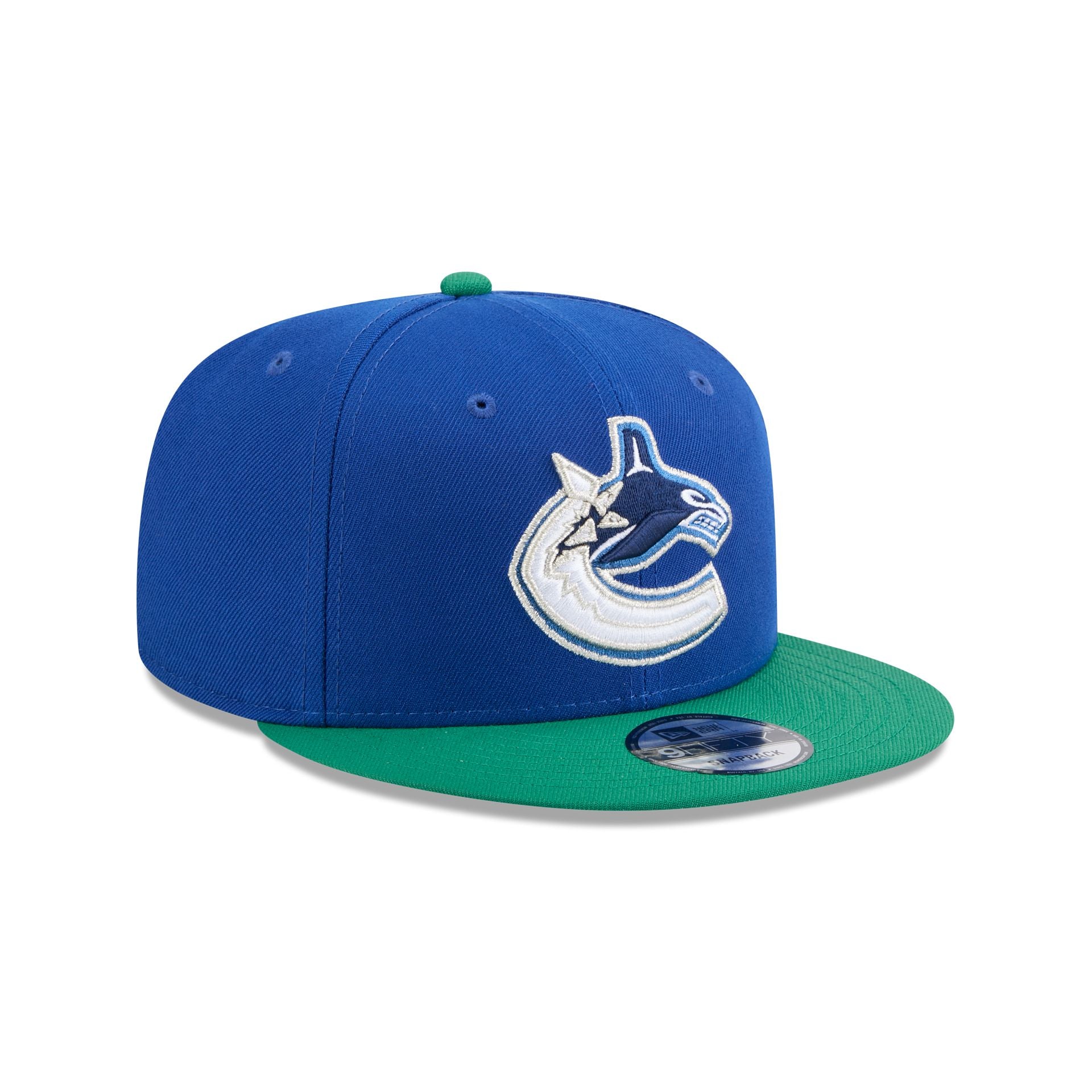 Vancouver Canucks Green Visor 9FIFTY Snapback Hat - Image 3