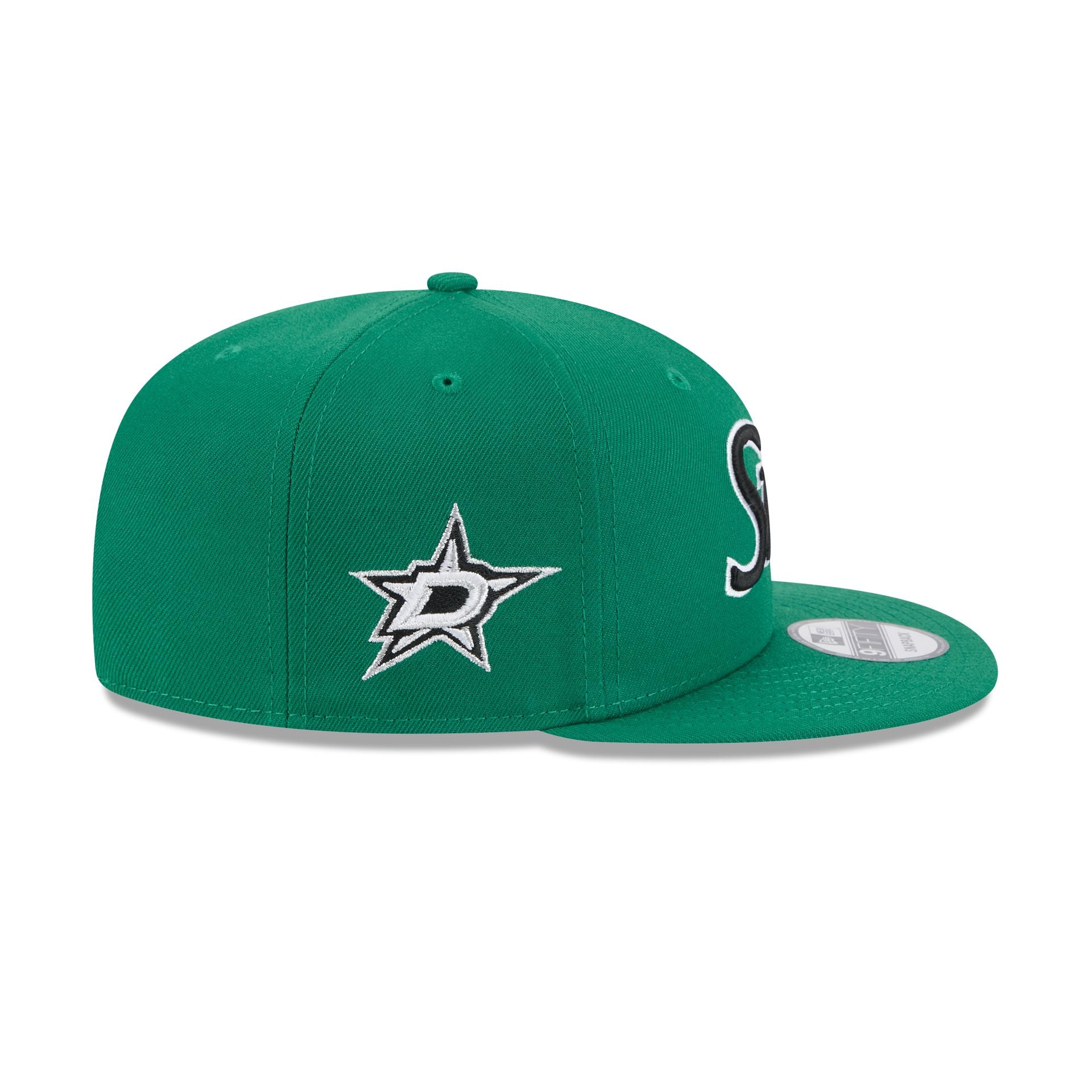 Dallas Stars Script 9FIFTY Snapback Hat - Image 5