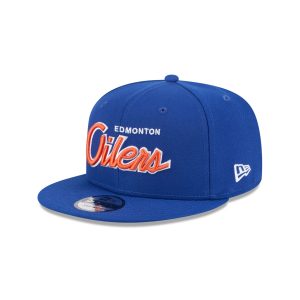 Edmonton Oilers Script 9FIFTY Snapback Hat