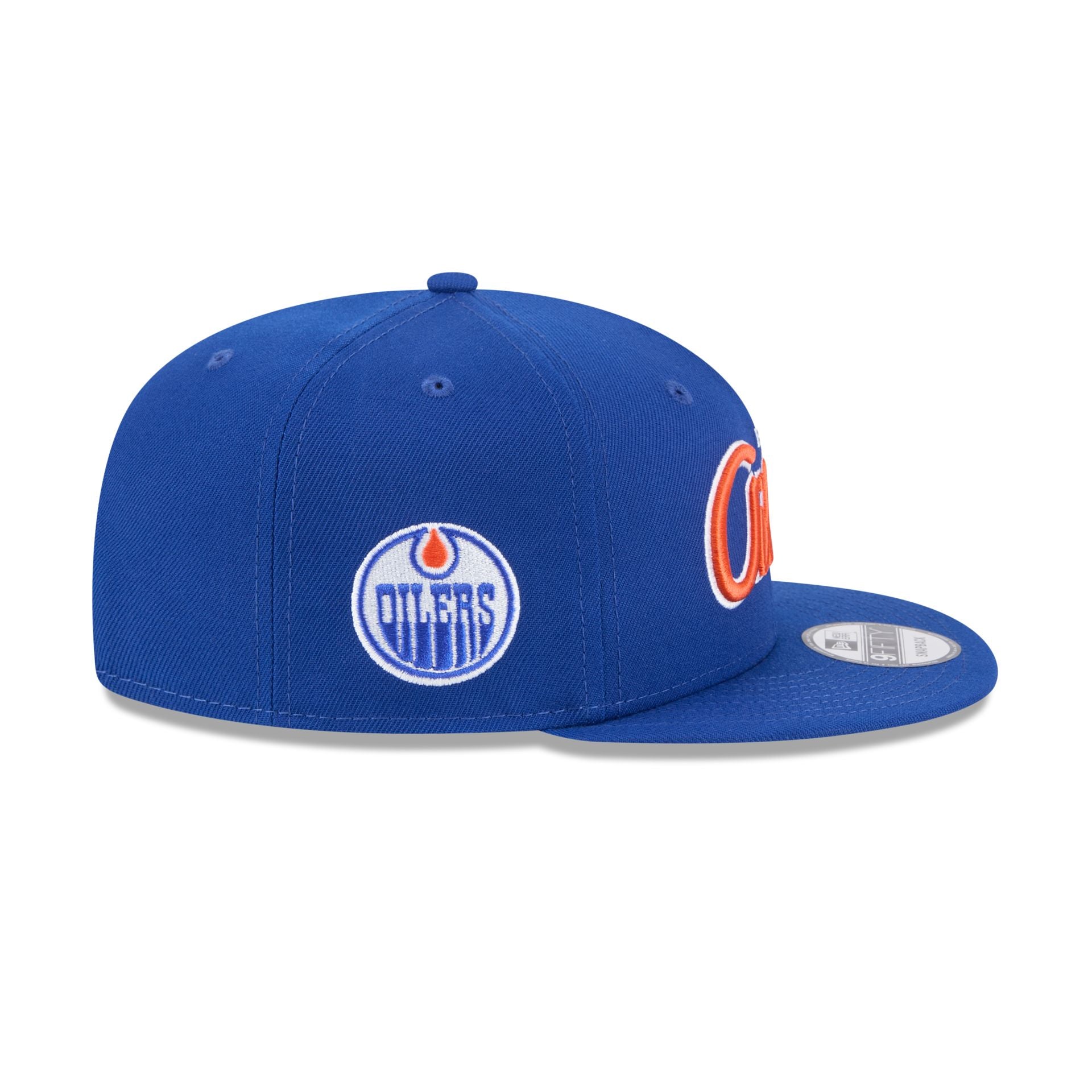 Edmonton Oilers Script 9FIFTY Snapback Hat - Image 5