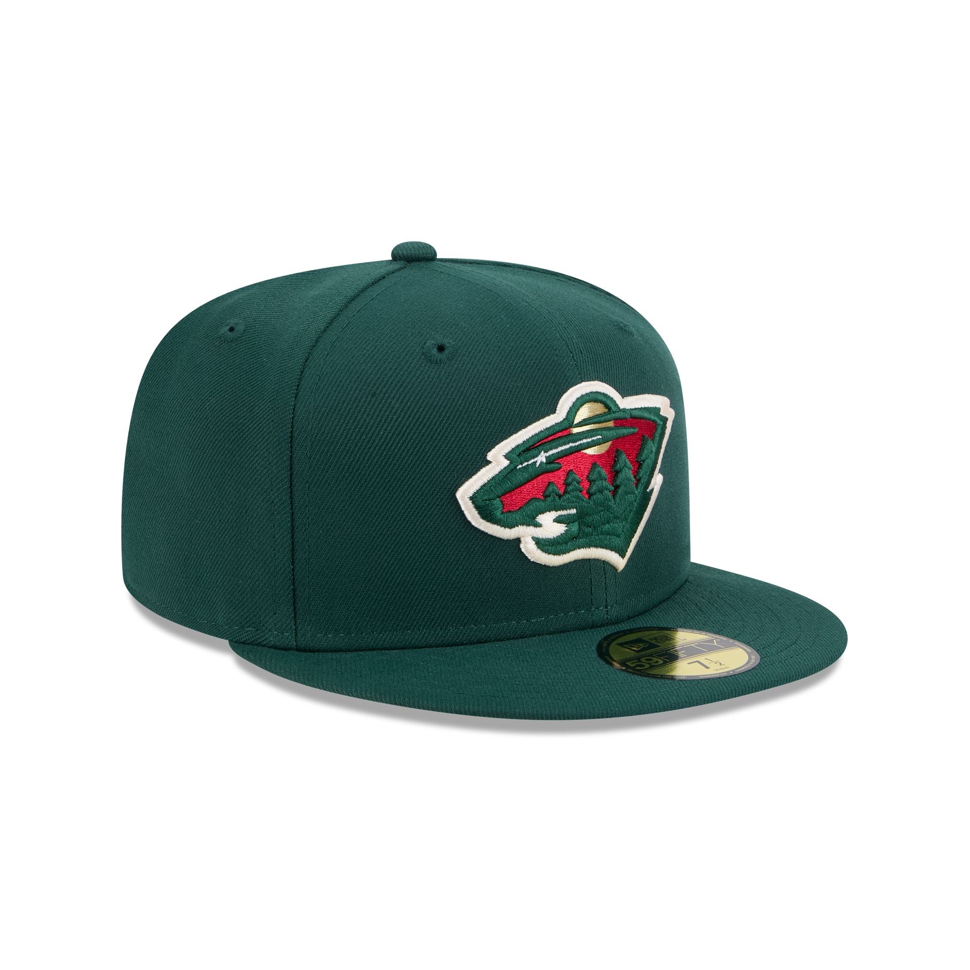 Minnesota Wild Rear Wordmark 59FIFTY Fitted Hat - Image 3